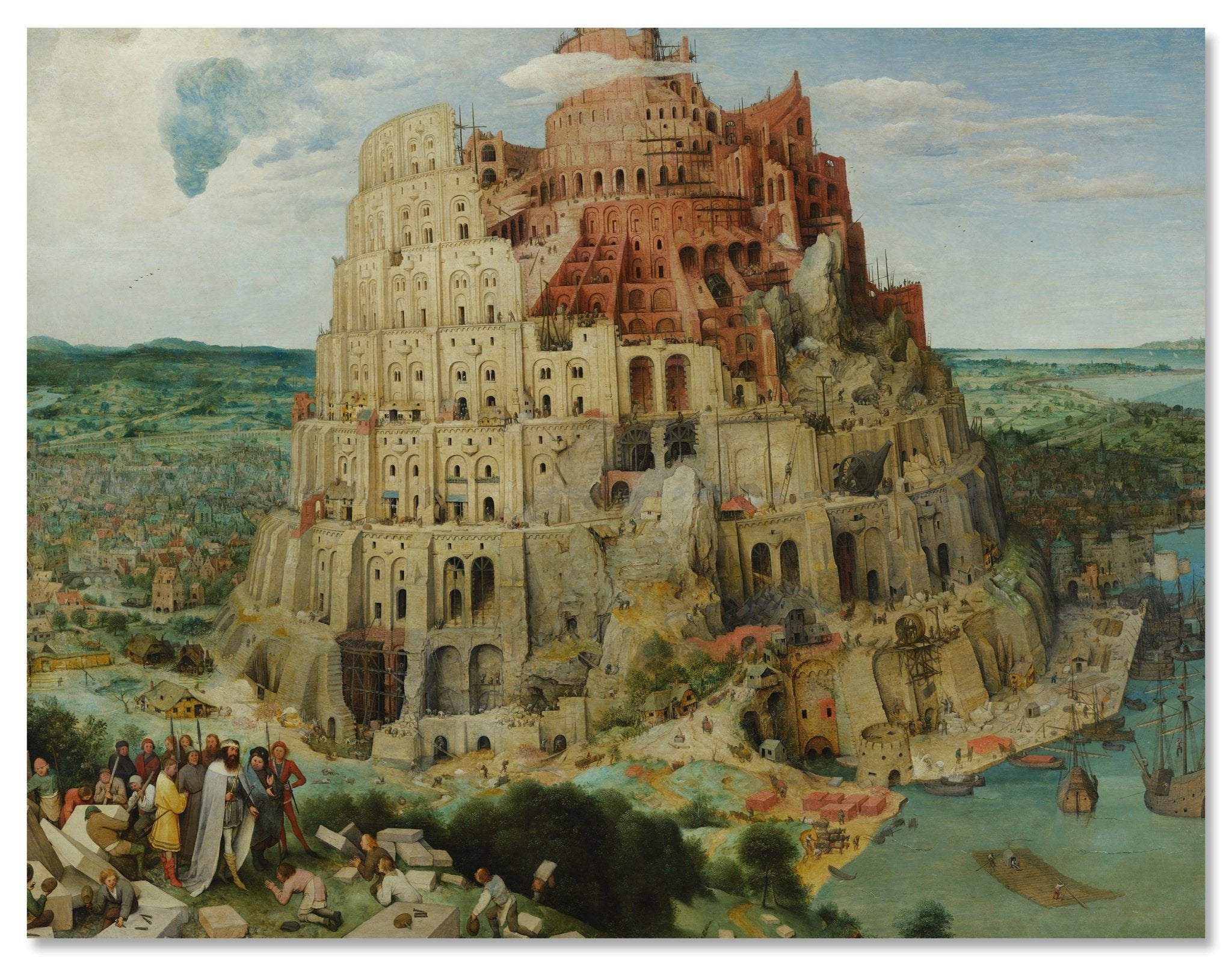 Leinwandbild Turm zu Babel - Pieter the Elder Bruegel M0887 Leinwandbild Turm zu Babel - Pieter the Elder Bruegel M0887