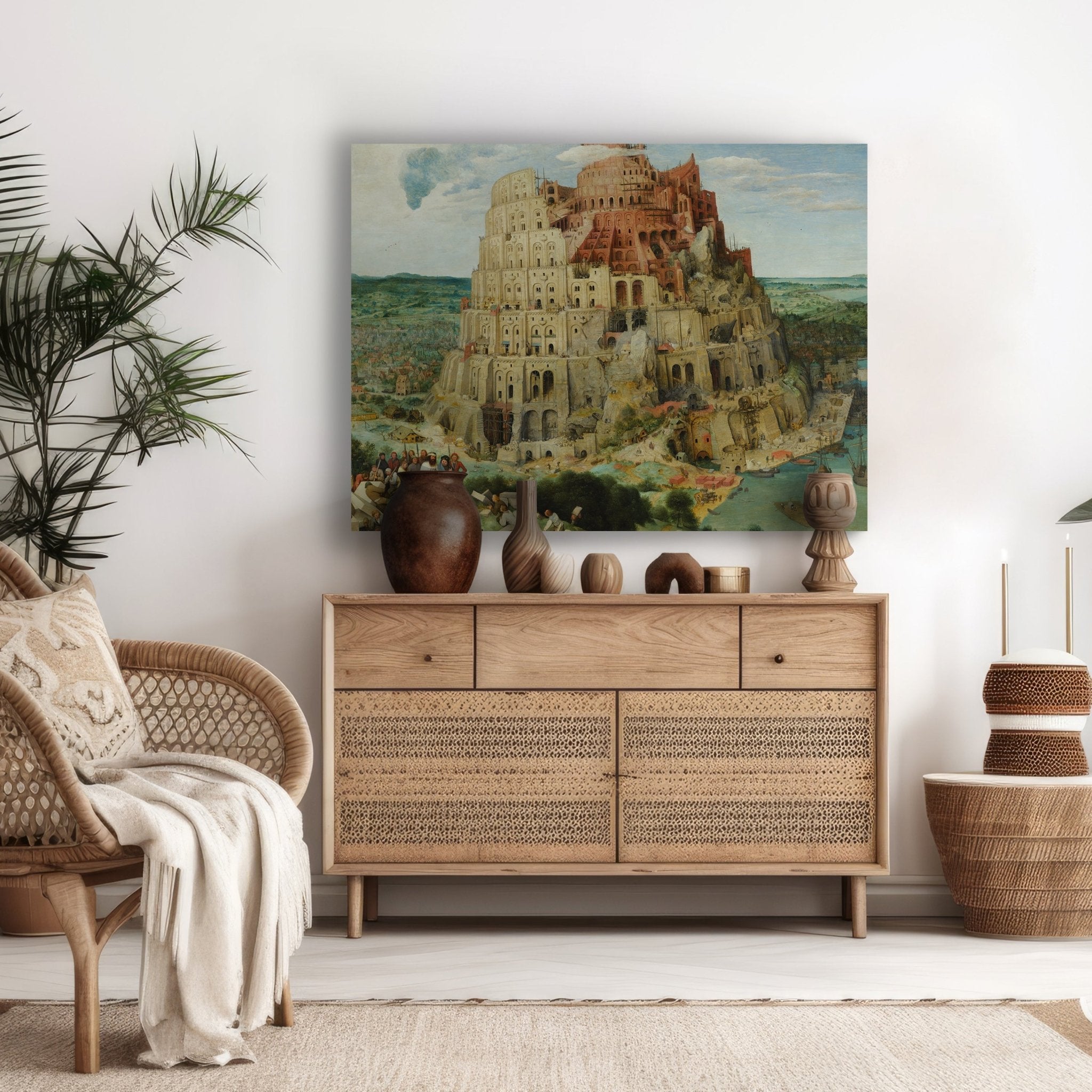 Leinwandbild Turm zu Babel - Pieter the Elder Bruegel M0887 kaufen - Bild 2 Leinwandbild Turm zu Babel - Pieter the Elder Bruegel M0887 kaufen - Bild 2