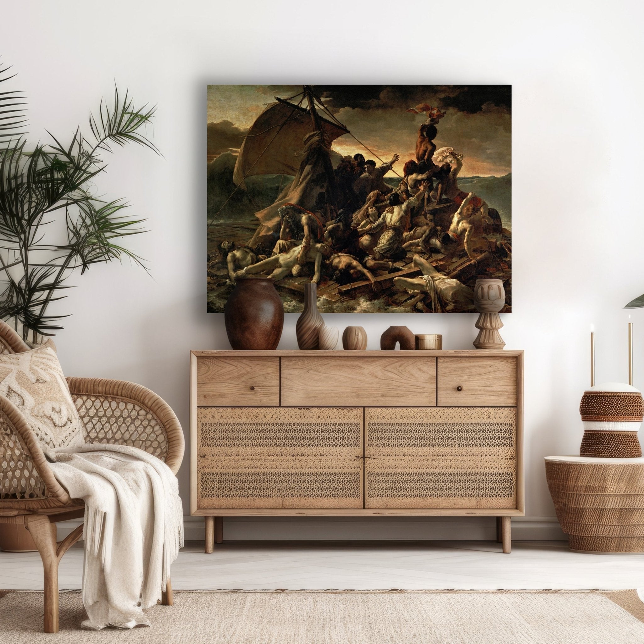 Leinwandbild Floß der Medusa - Theodore Gericault M0889 kaufen - Bild 2 Leinwandbild Floß der Medusa - Theodore Gericault M0889 kaufen - Bild 2