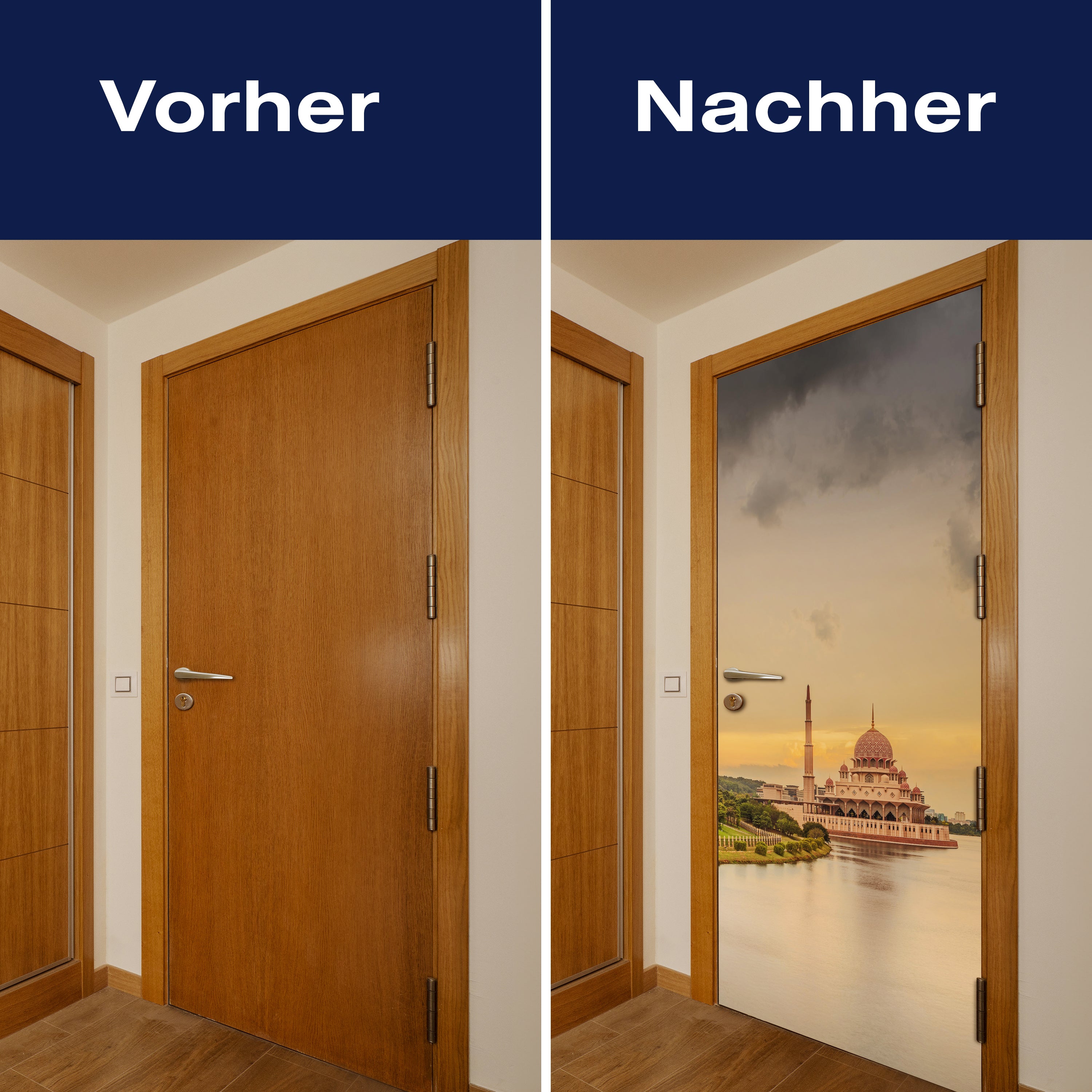 Türtapete Sonnenuntergang über Putrajaya-Moschee, Malaysia M0915 - Bild 10 Türtapete Sonnenuntergang über Putrajaya-Moschee, Malaysia M0915 - Bild 10