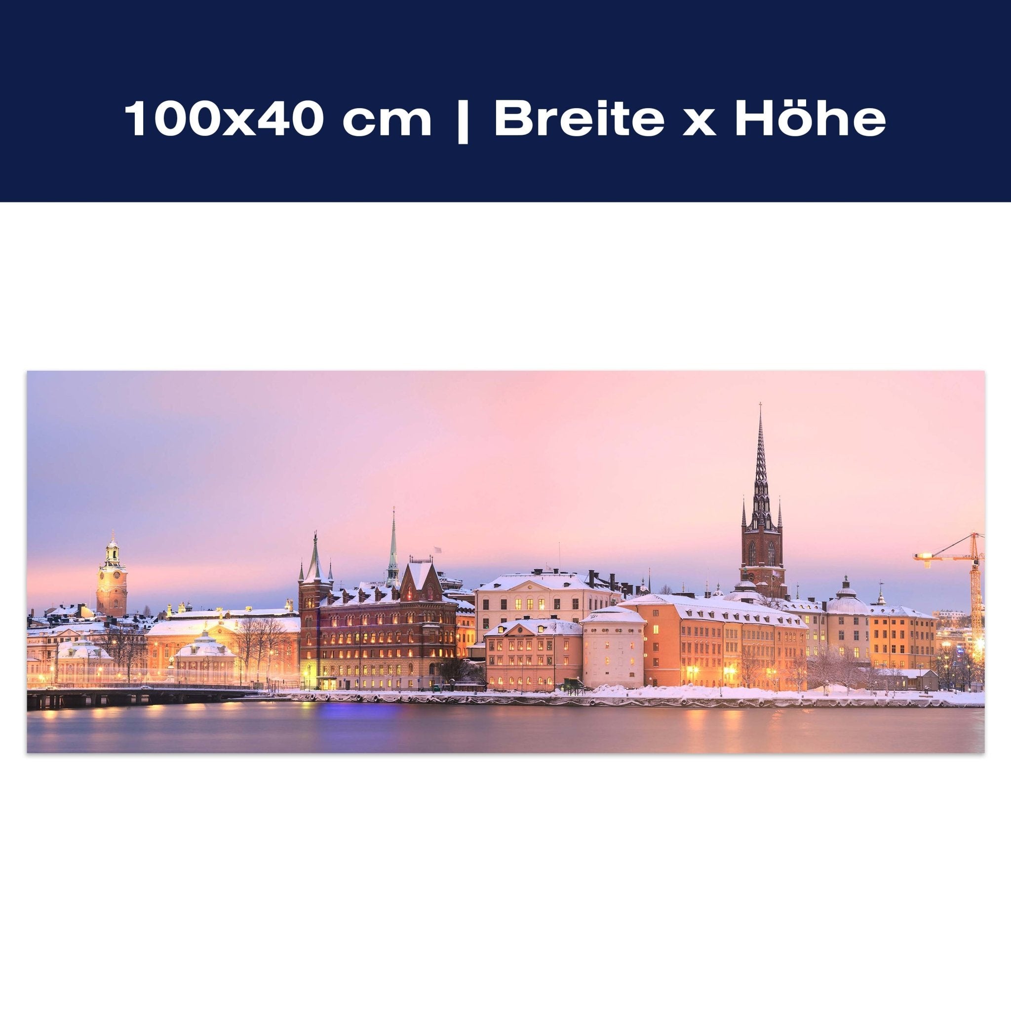 Leinwandbild Stockholm Panorama M0933 Leinwandbild Stockholm Panorama M0933