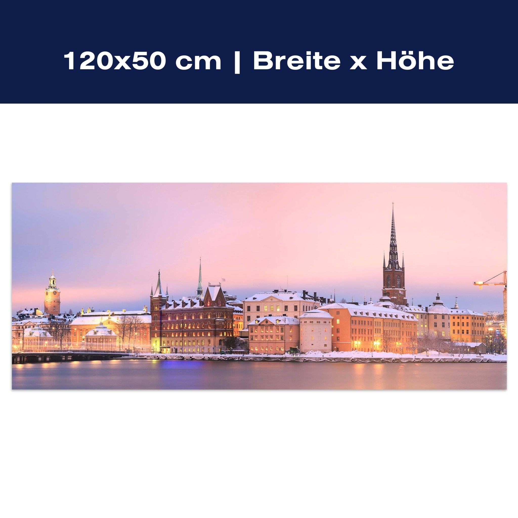 Leinwandbild Stockholm Panorama M0933 Leinwandbild Stockholm Panorama M0933