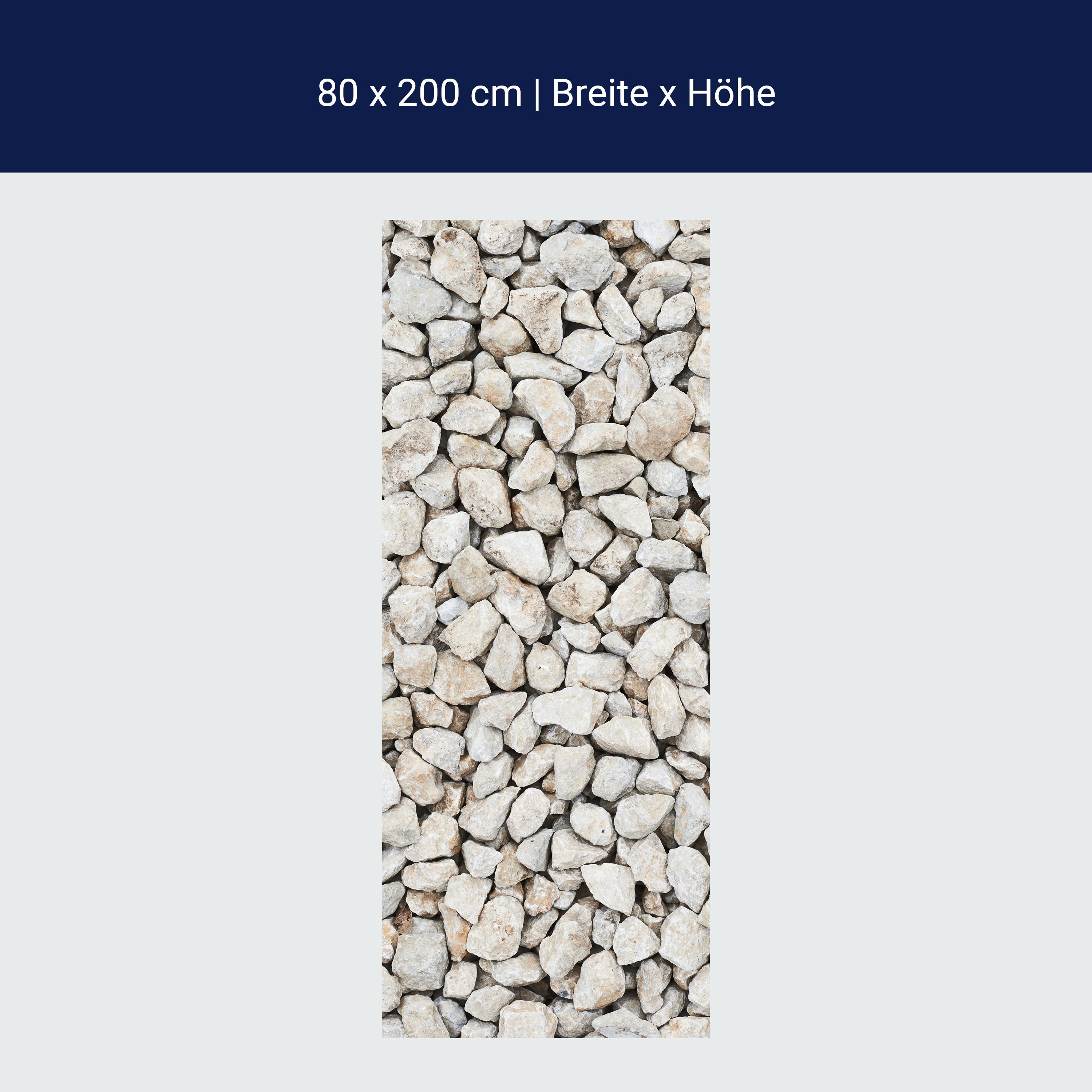 Türtapete Kieselsteinzusammensetzung M0938 Türtapete Kieselsteinzusammensetzung M0938