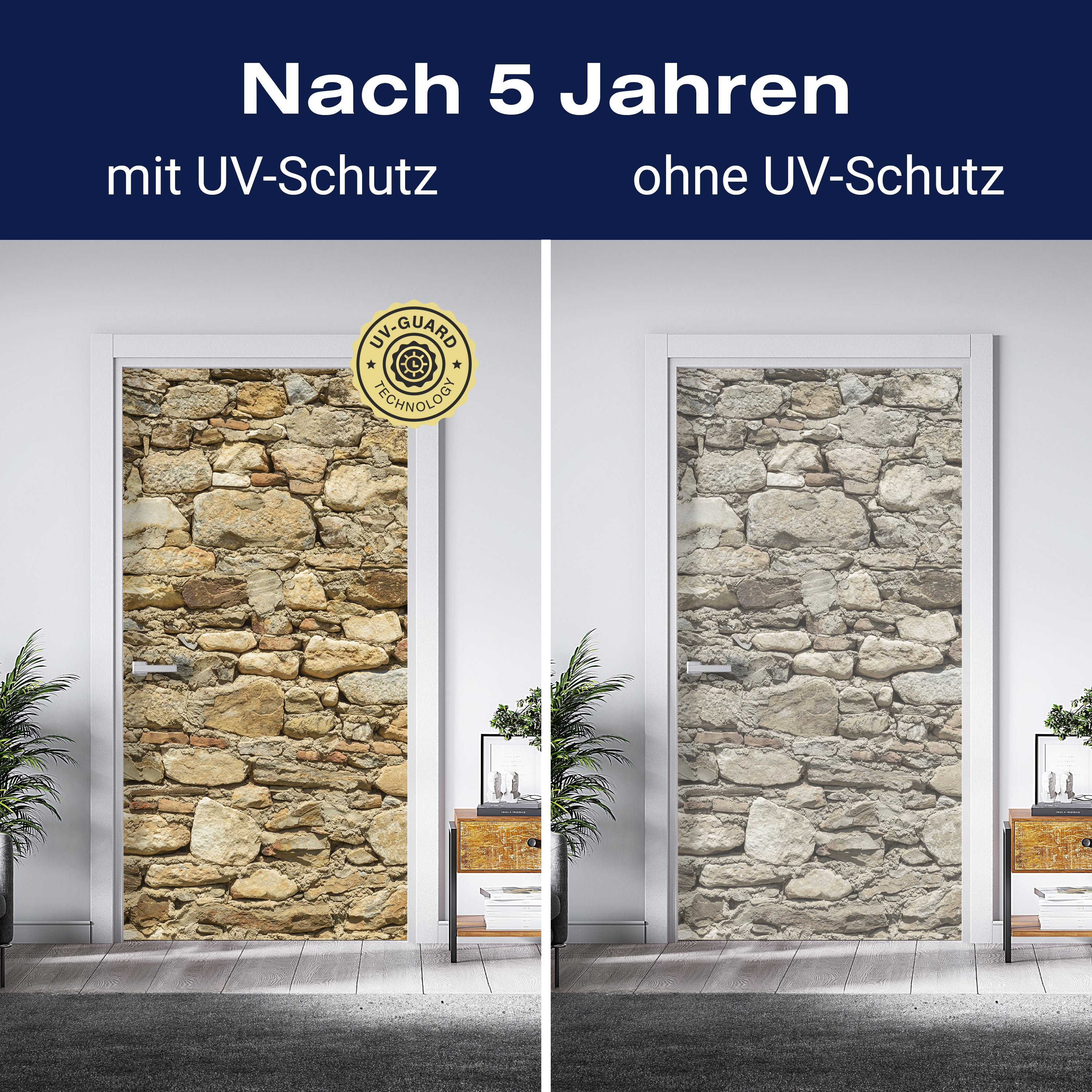 Türtapete Alte Steinmauer M0939 - Bild 4 Türtapete Alte Steinmauer M0939 - Bild 4