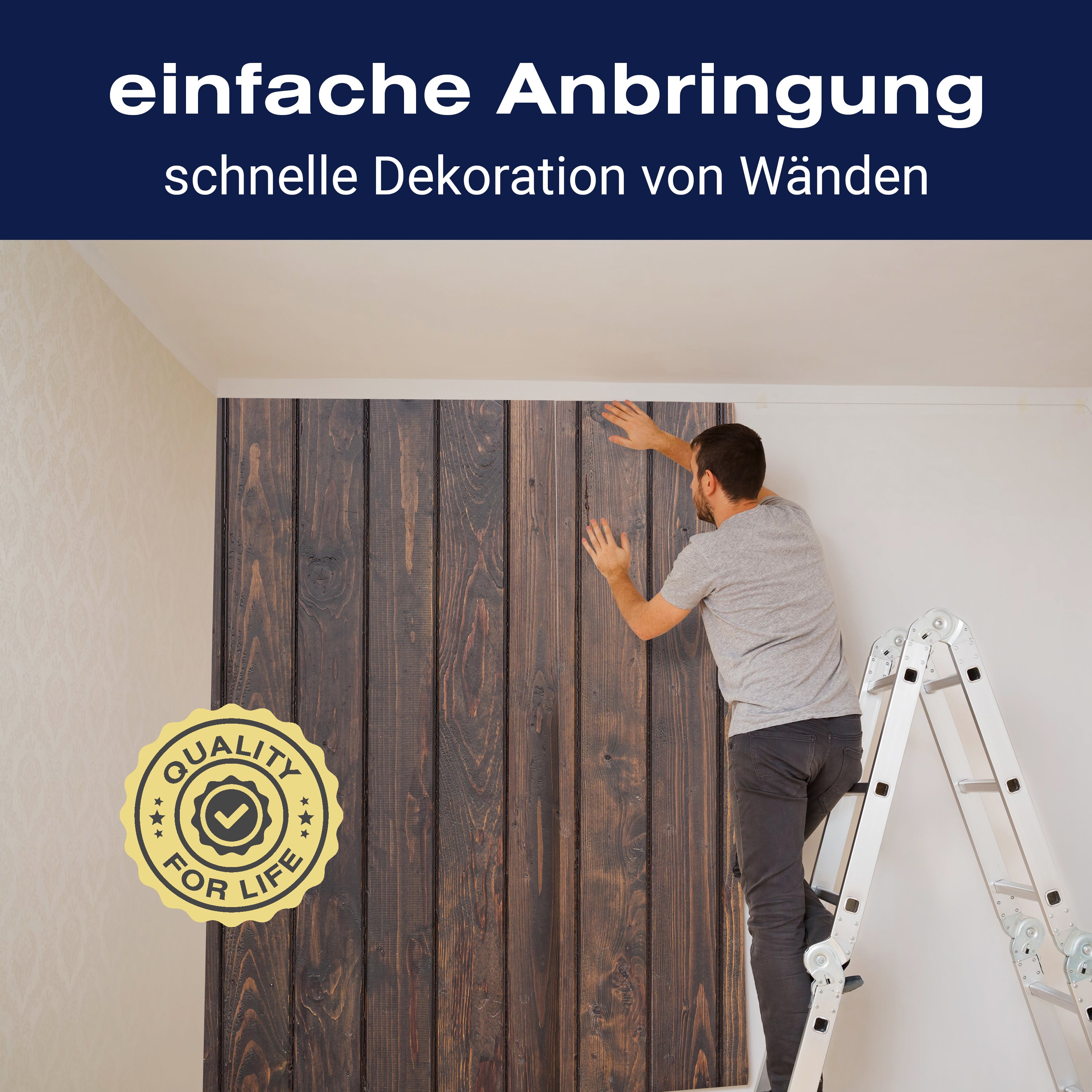 Fototapete Schwarze Kiefernholzwand M0941 - Bild 3 Fototapete Schwarze Kiefernholzwand M0941 - Bild 3