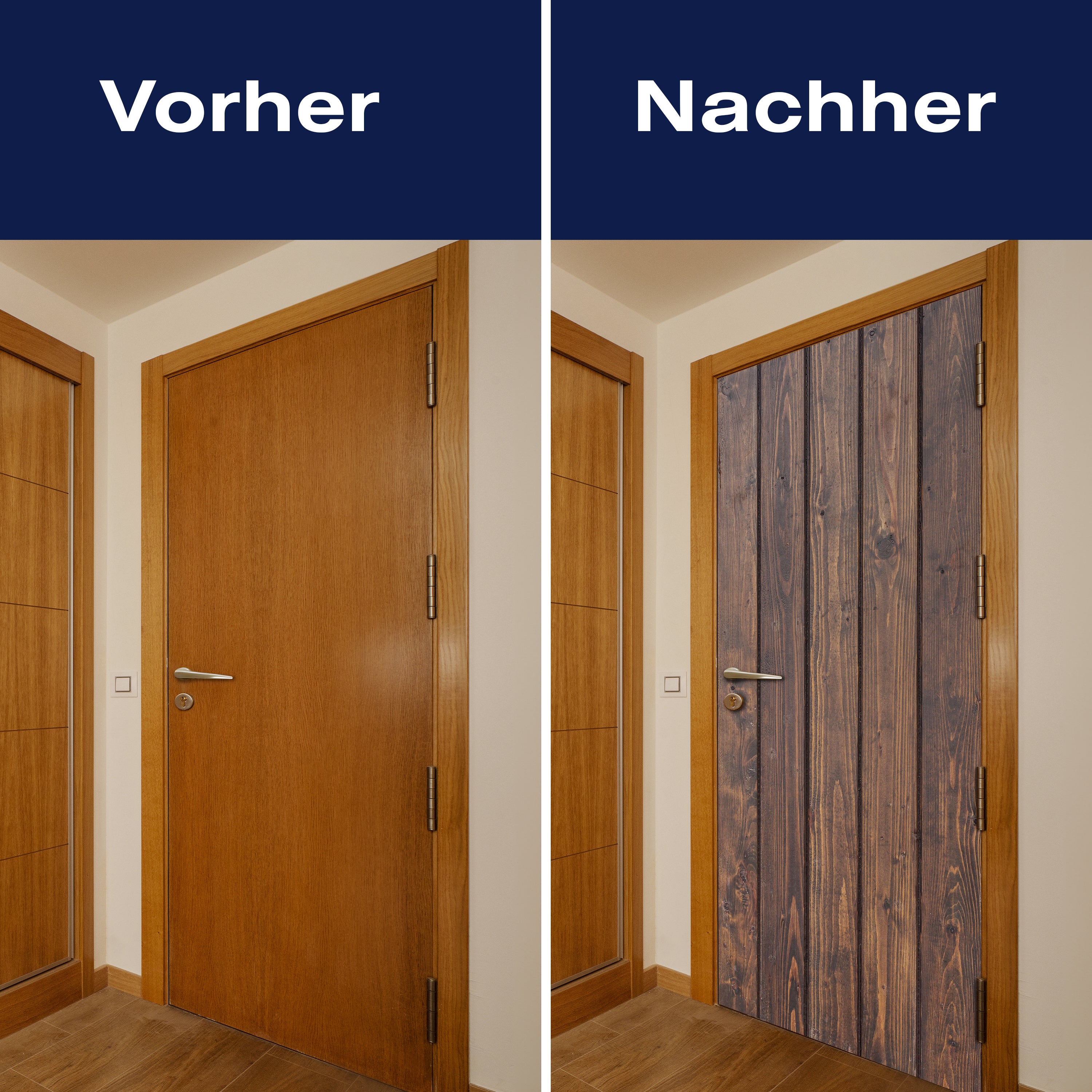 Türtapete Schwarze Kiefernholzwand M0941 - Bild 10 Türtapete Schwarze Kiefernholzwand M0941 - Bild 10