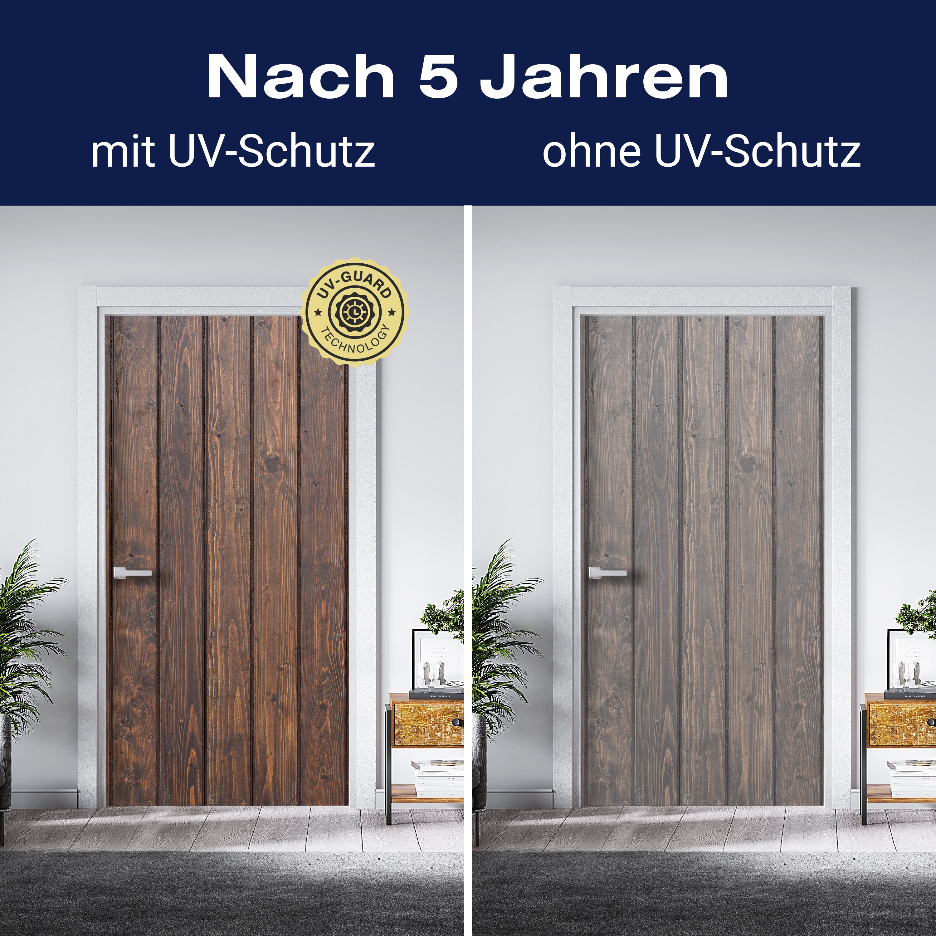 Türtapete Schwarze Kiefernholzwand M0941 - Bild 4 Türtapete Schwarze Kiefernholzwand M0941 - Bild 4