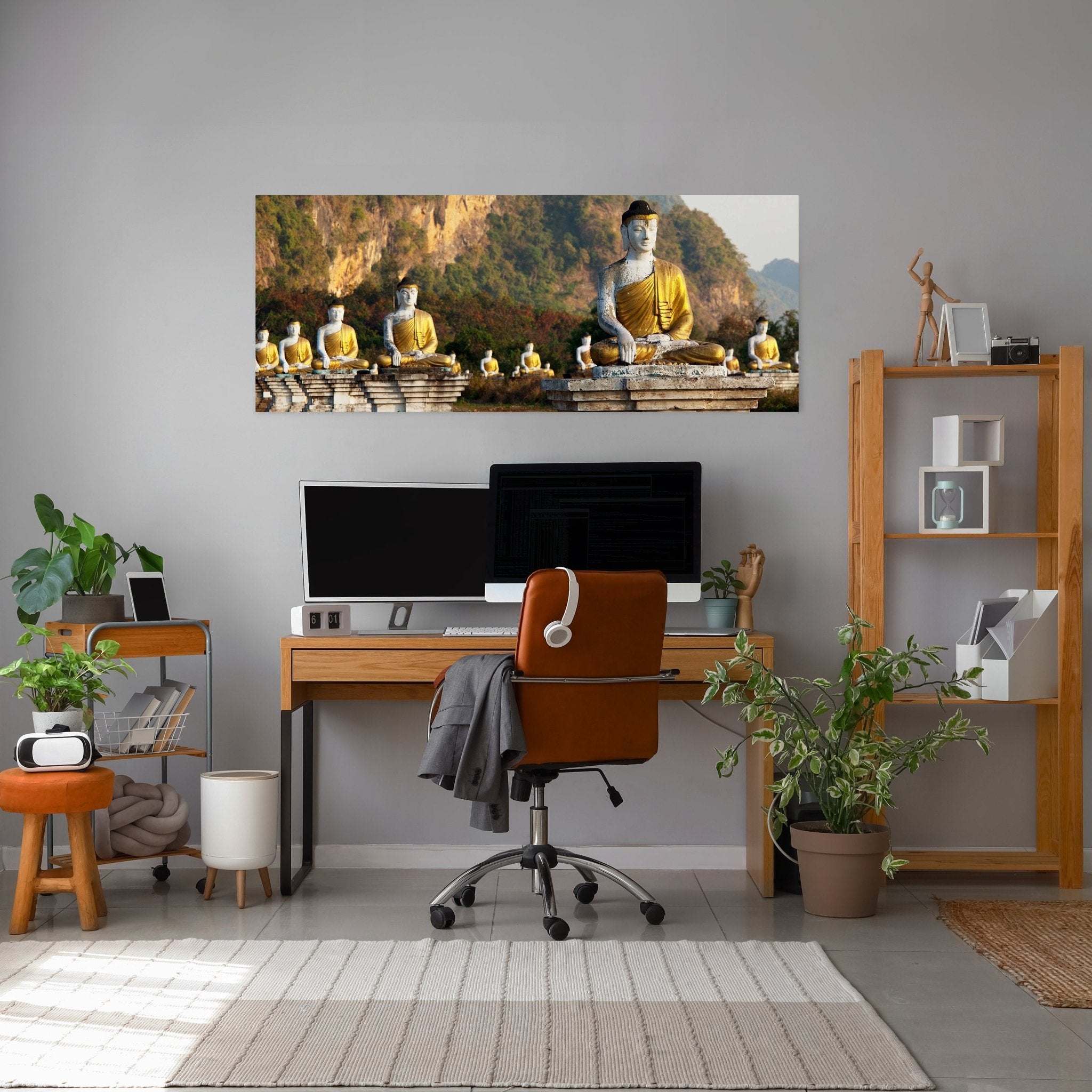 Leinwandbild Buddhas Statuen M0949 kaufen - Bild 3 Leinwandbild Buddhas Statuen M0949 kaufen - Bild 3