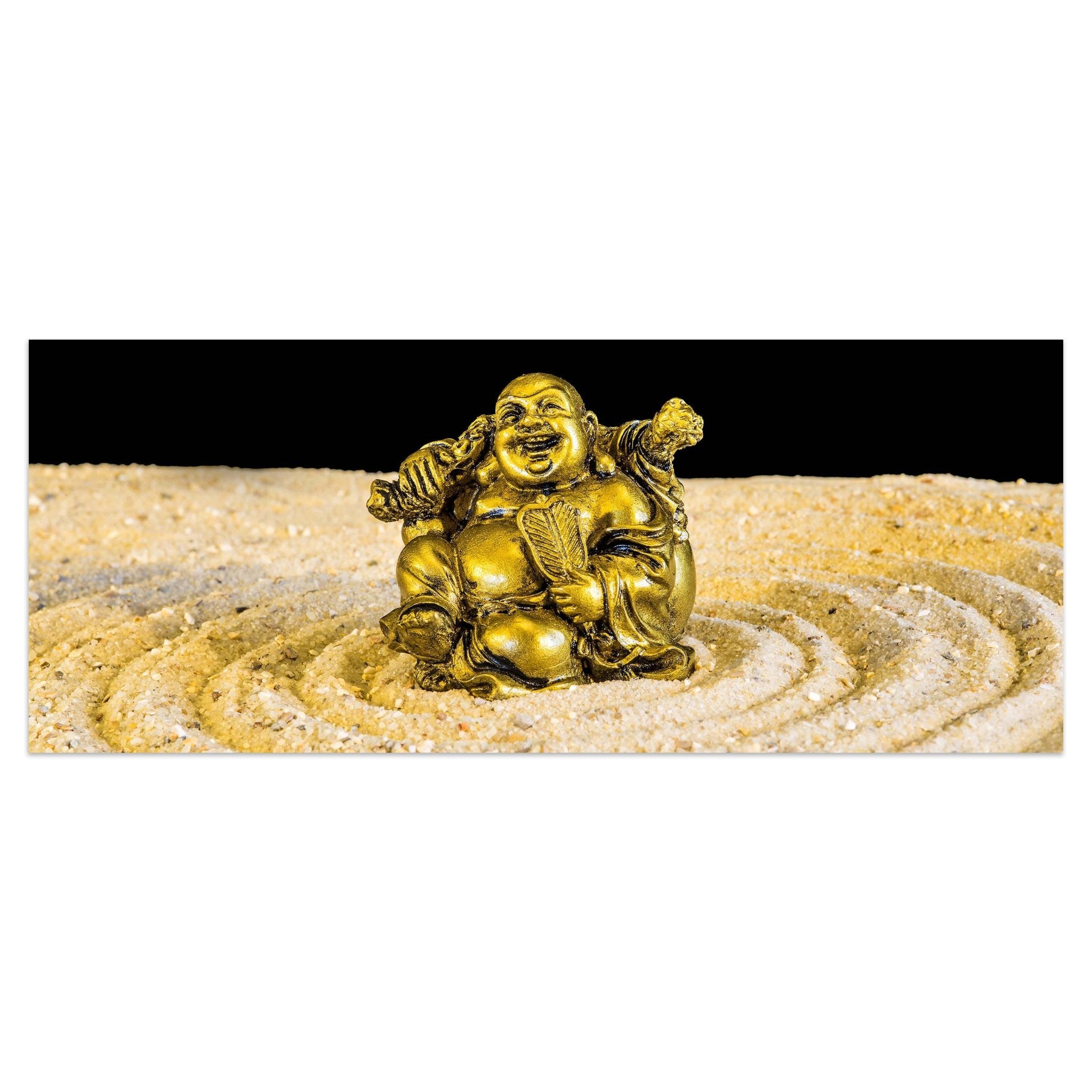 Leinwandbild Goldener Buddha im Zen-Kreis M0956 kaufen - Bild 1 Leinwandbild Goldener Buddha im Zen-Kreis M0956 kaufen - Bild 1