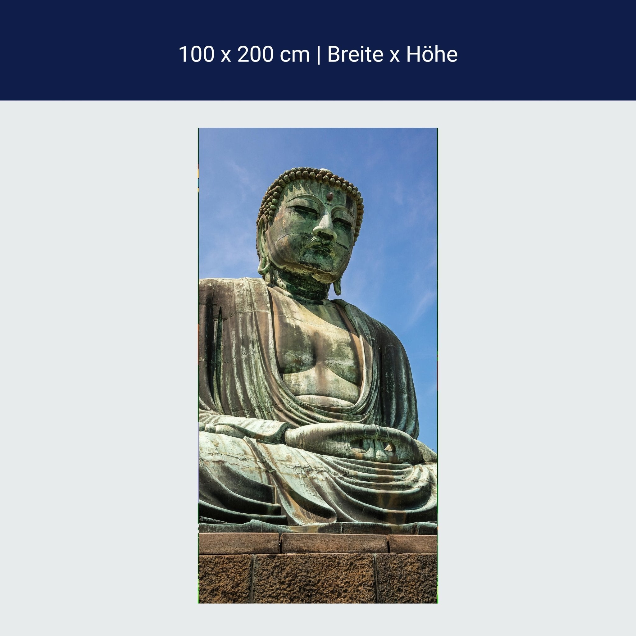 Türtapete Der Große Buddha von Kamakura M0973 Türtapete Der Große Buddha von Kamakura M0973