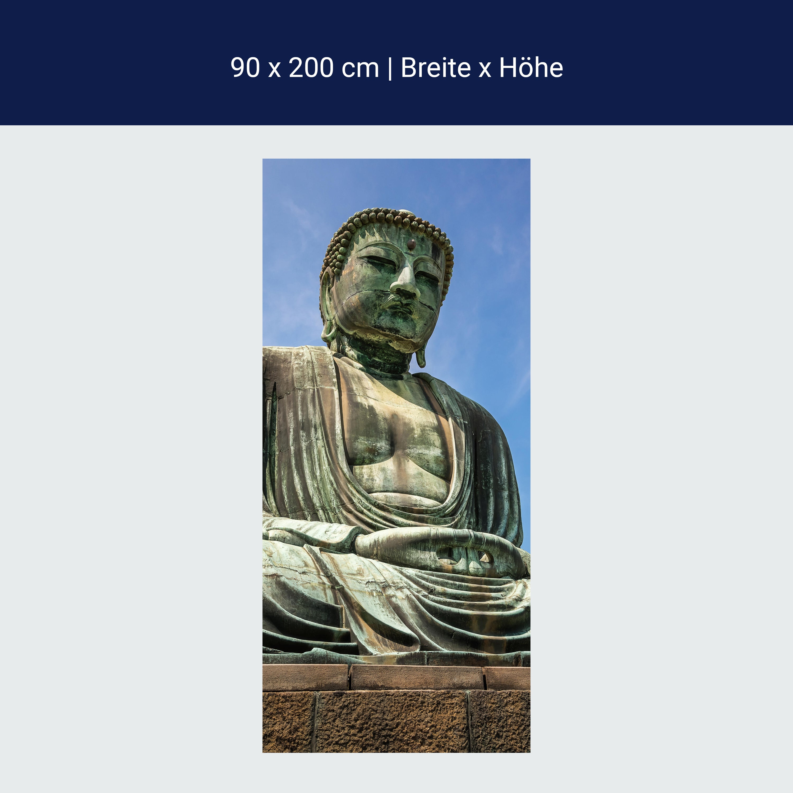 Türtapete Der Große Buddha von Kamakura M0973 Türtapete Der Große Buddha von Kamakura M0973