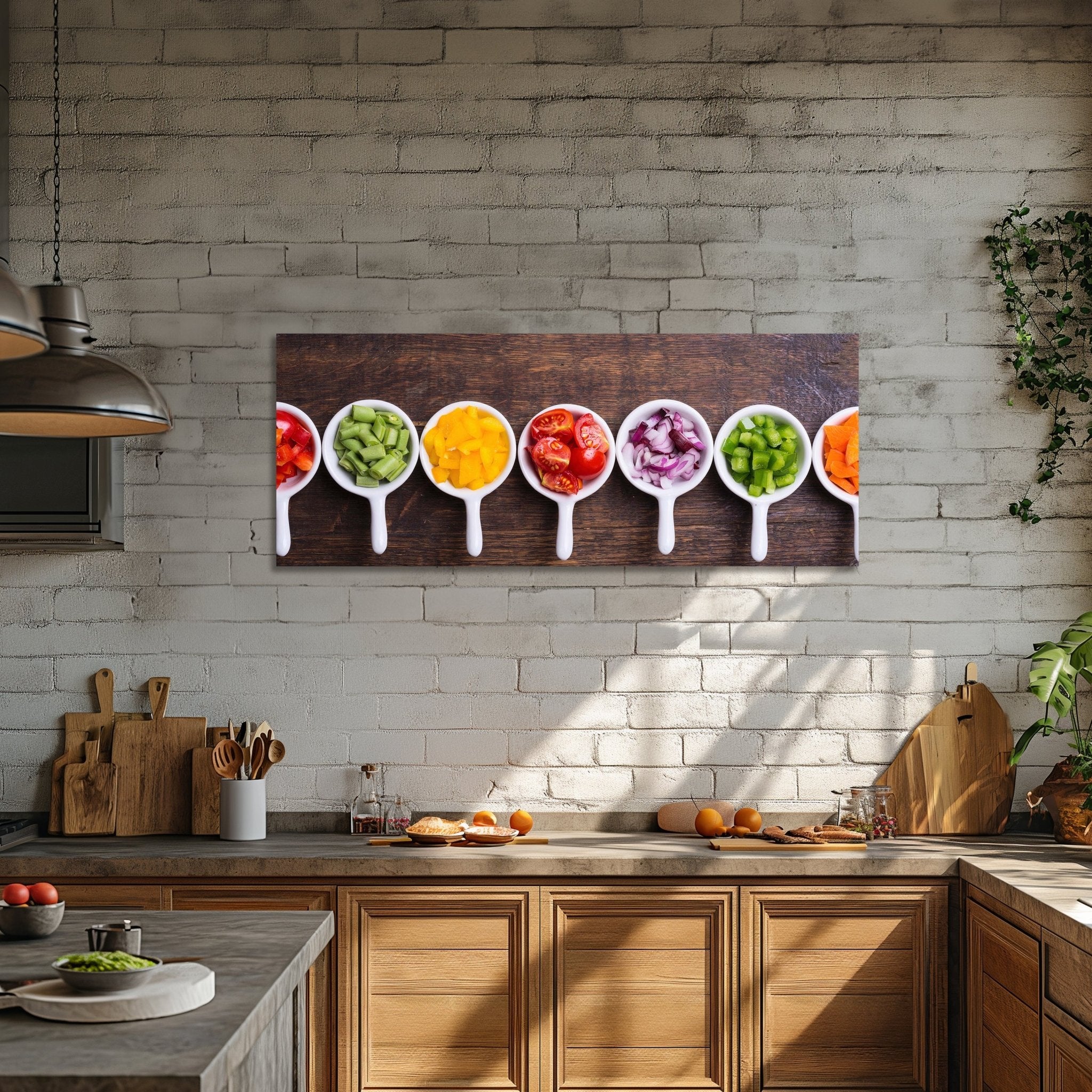 Leinwandbild Gemüsescheiben M0980 kaufen - Bild 2 Leinwandbild Gemüsescheiben M0980 kaufen - Bild 2