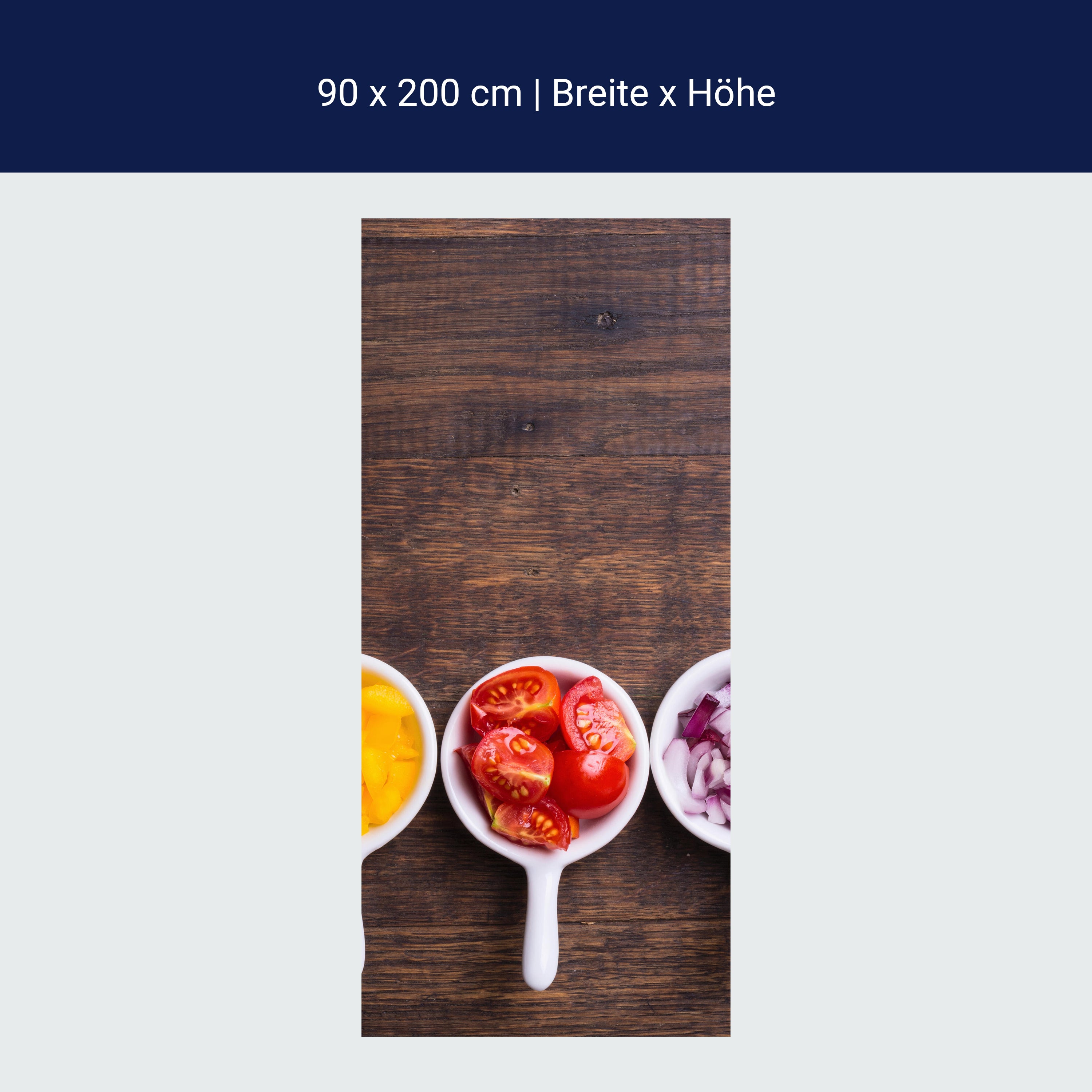 Türtapete Gemüsescheiben M0980 Türtapete Gemüsescheiben M0980