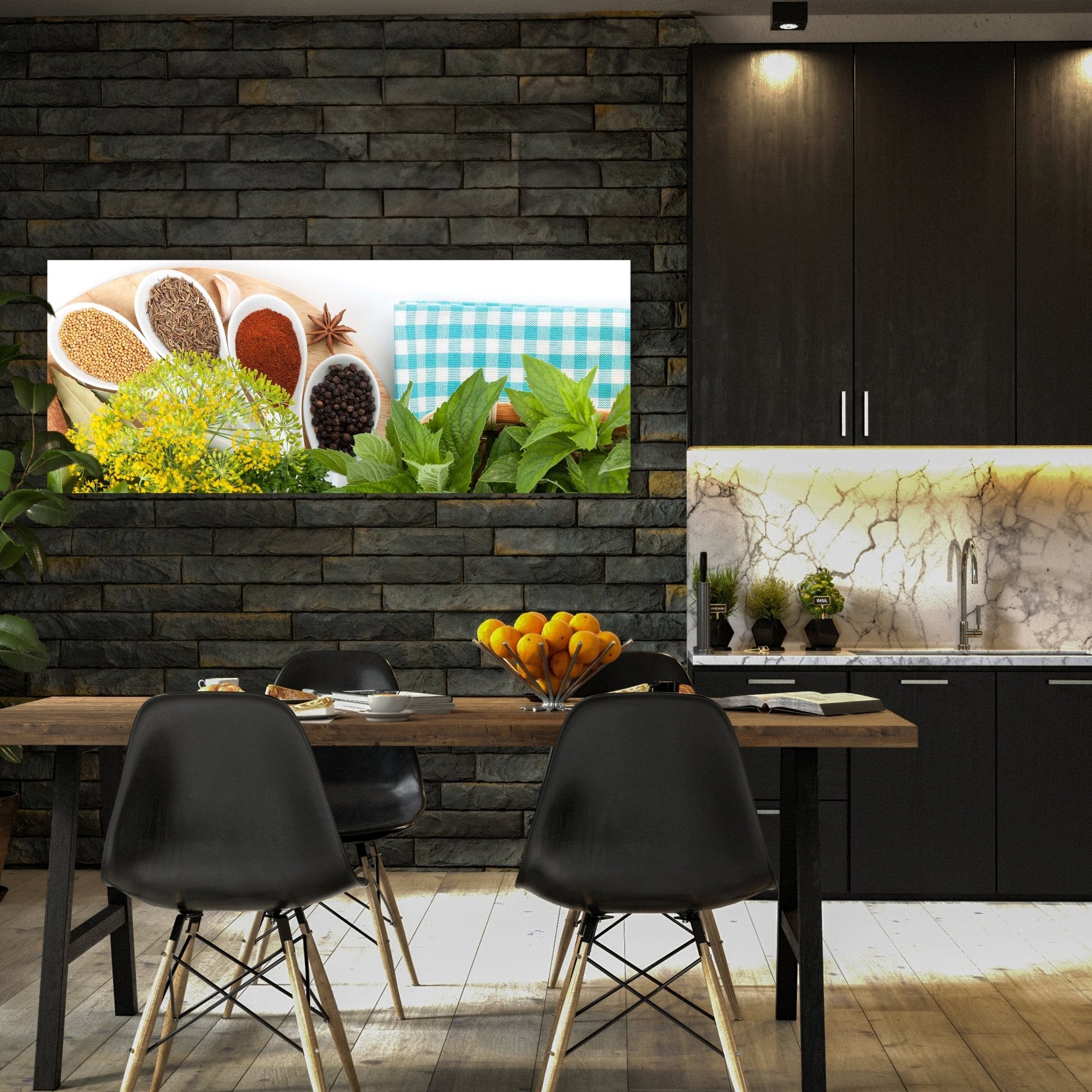 Leinwandbild Auswähl aus Bunte Kräuter und Gewürze M0981 kaufen - Bild 3 Leinwandbild Auswähl aus Bunte Kräuter und Gewürze M0981 kaufen - Bild 3