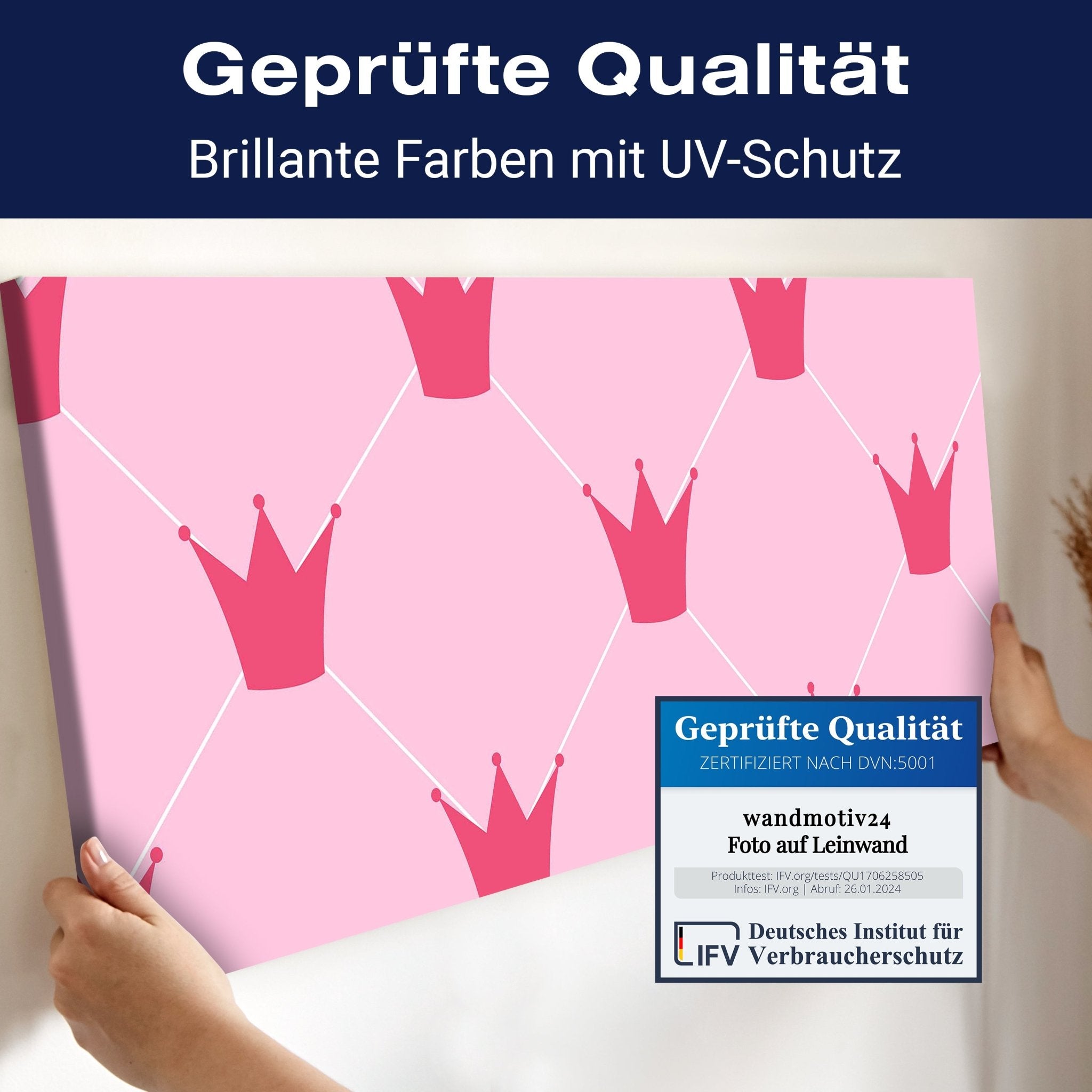 Leinwandbild Prinzessin Kronen M0989 kaufen - Bild 4 Leinwandbild Prinzessin Kronen M0989 kaufen - Bild 4