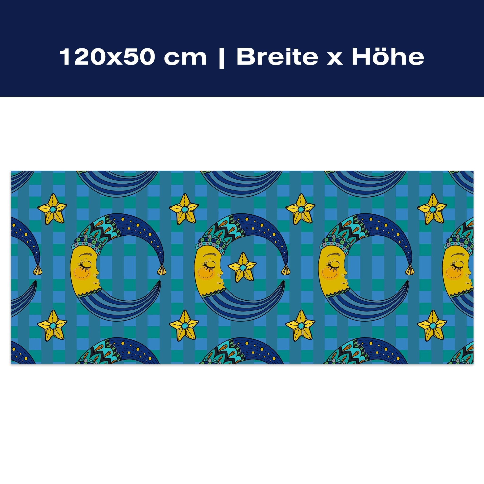 Leinwandbild Schläfriger Mond M0990 Leinwandbild Schläfriger Mond M0990