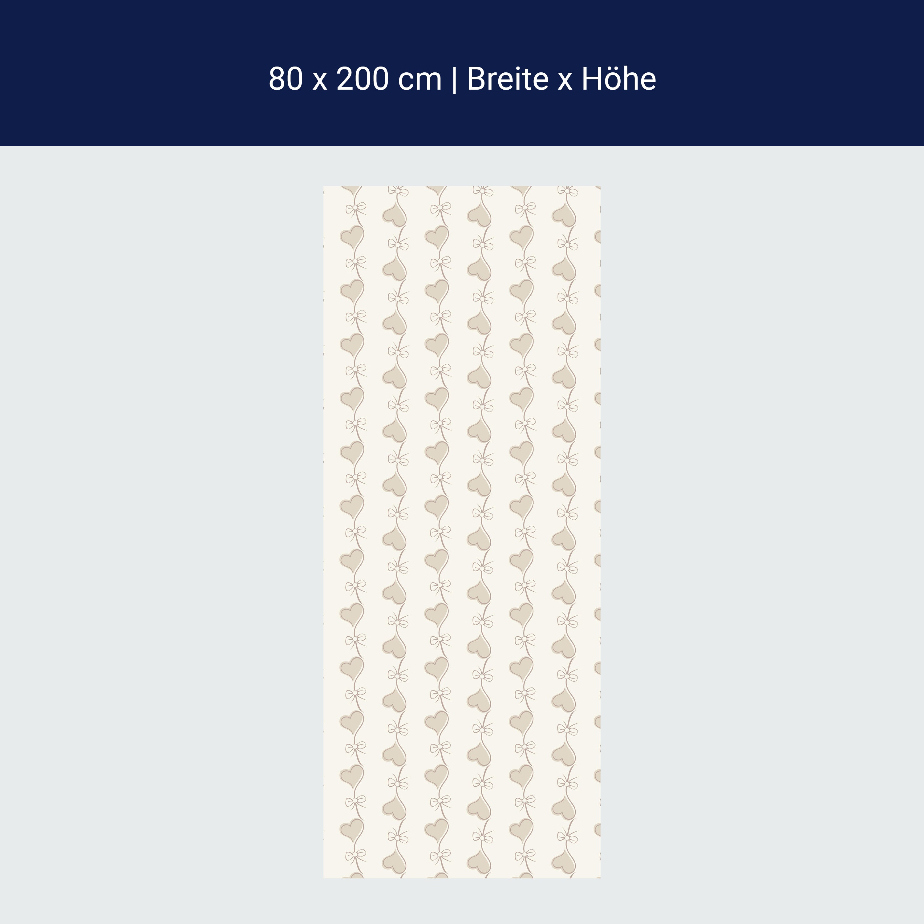 Türtapete Retro Herzen auf Beige Hintergrund M0993 Türtapete Retro Herzen auf Beige Hintergrund M0993