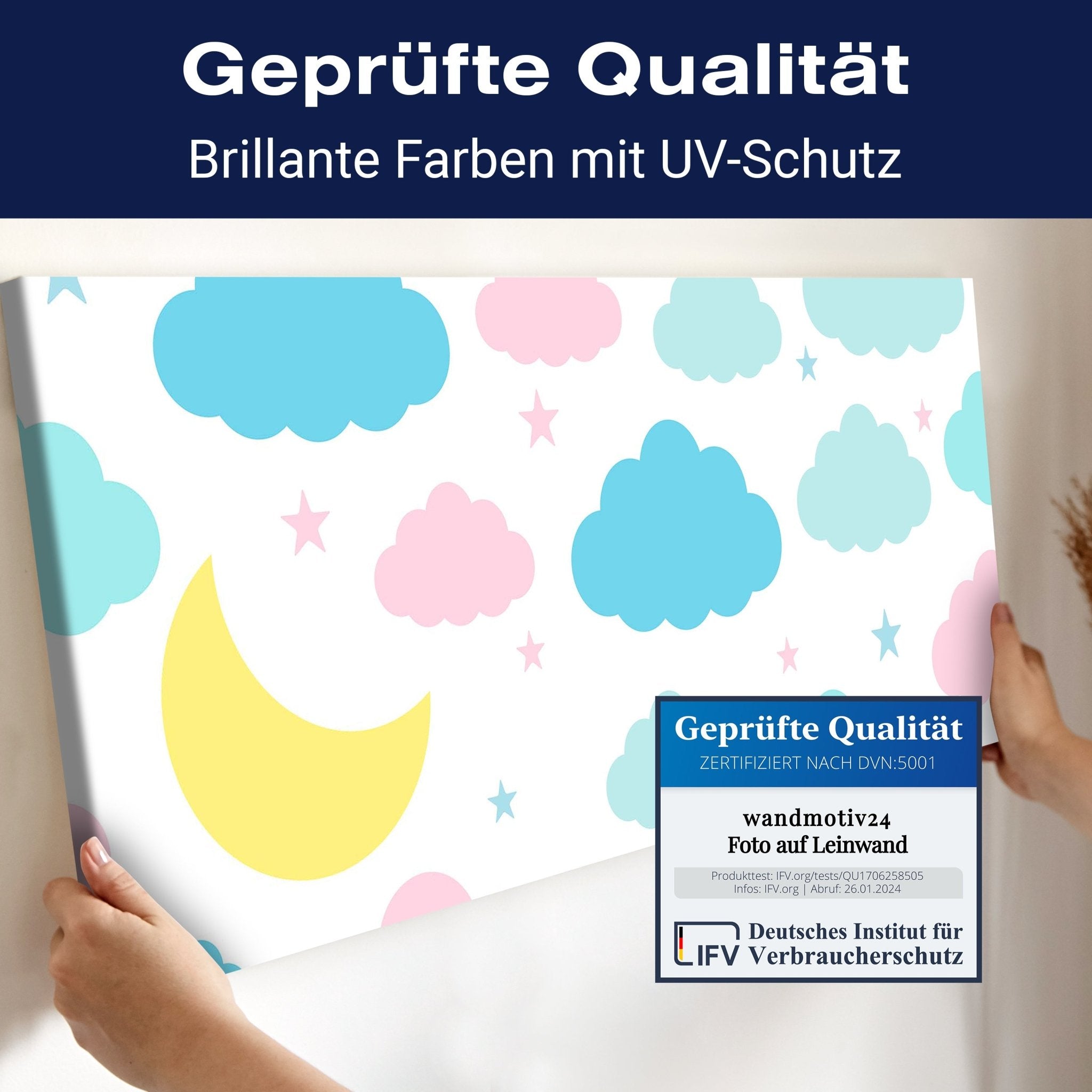 Leinwandbild Pastellfarbene Nacht M0996 kaufen - Bild 4 Leinwandbild Pastellfarbene Nacht M0996 kaufen - Bild 4