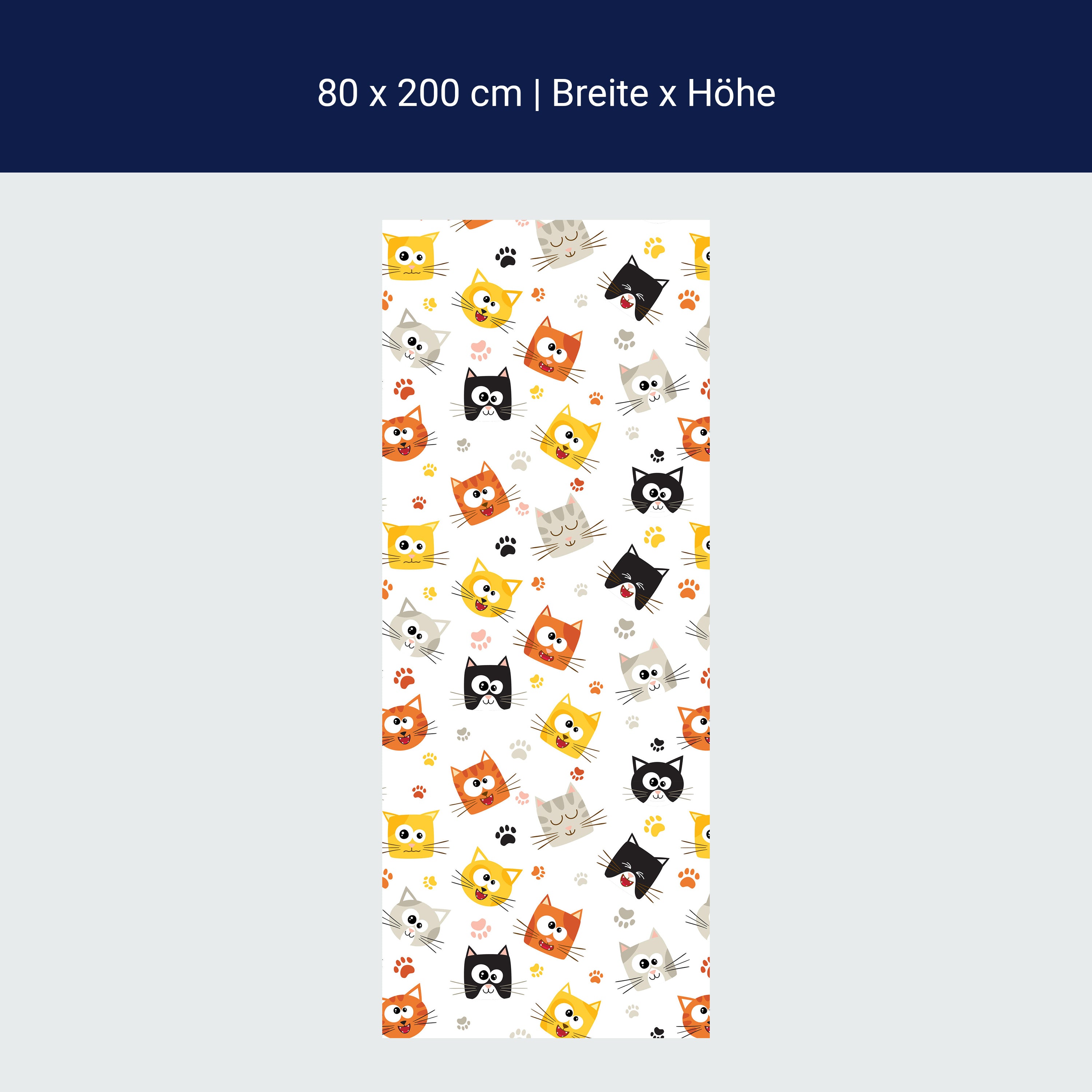 Türtapete Lustige Kätzchen M0997 Türtapete Lustige Kätzchen M0997