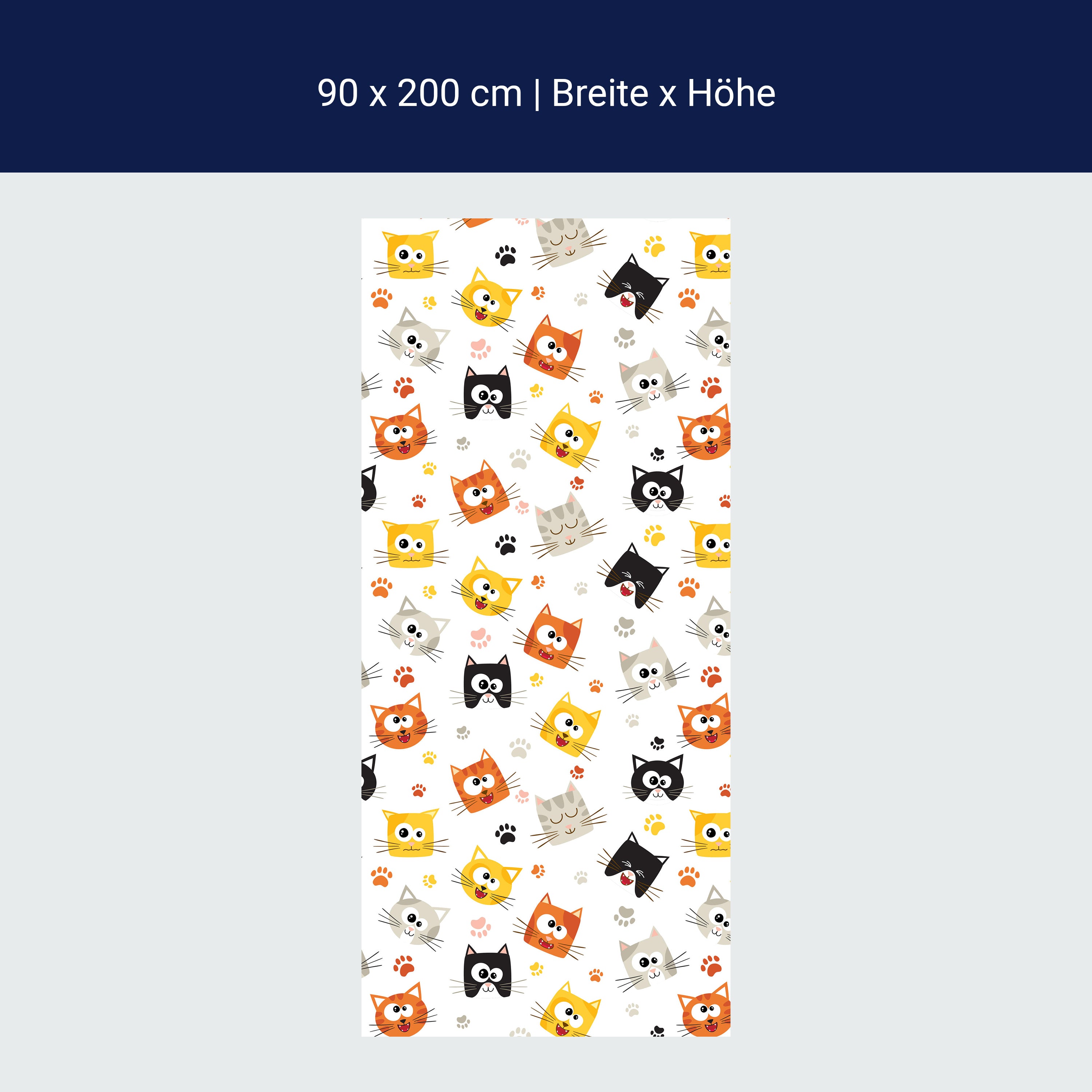 Türtapete Lustige Kätzchen M0997 Türtapete Lustige Kätzchen M0997