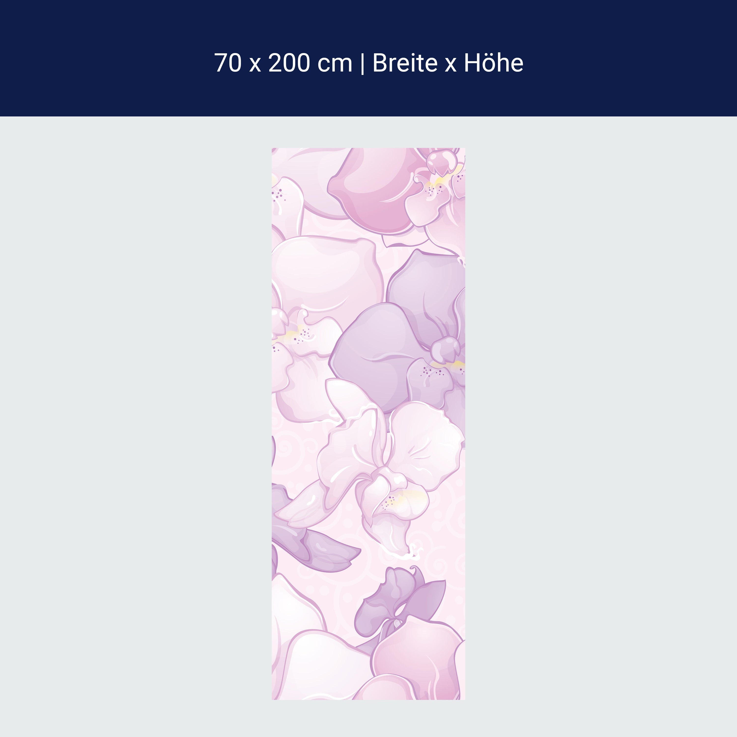 Türtapete Elegantes Blumenmotiv M0998 Türtapete Elegantes Blumenmotiv M0998