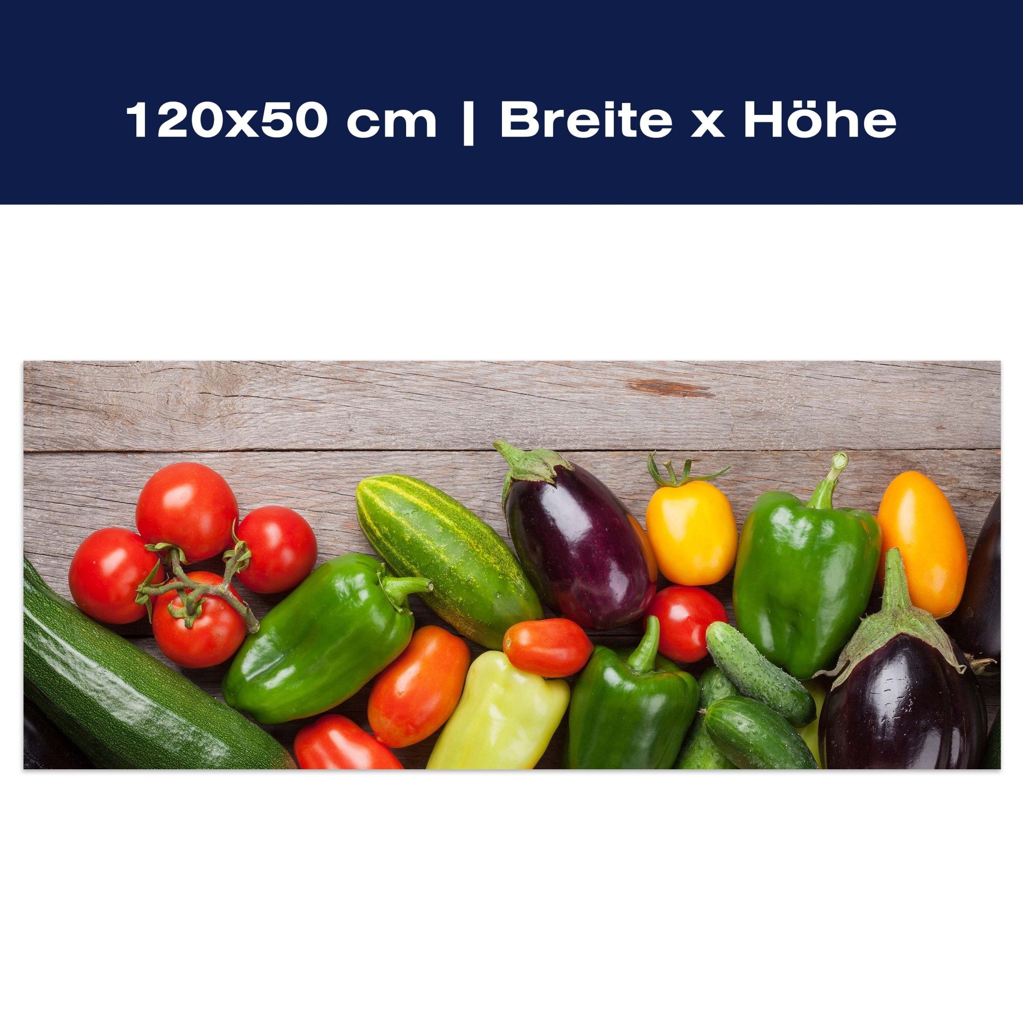 Leinwandbild Frisches Gartengemüse M1011 Leinwandbild Frisches Gartengemüse M1011