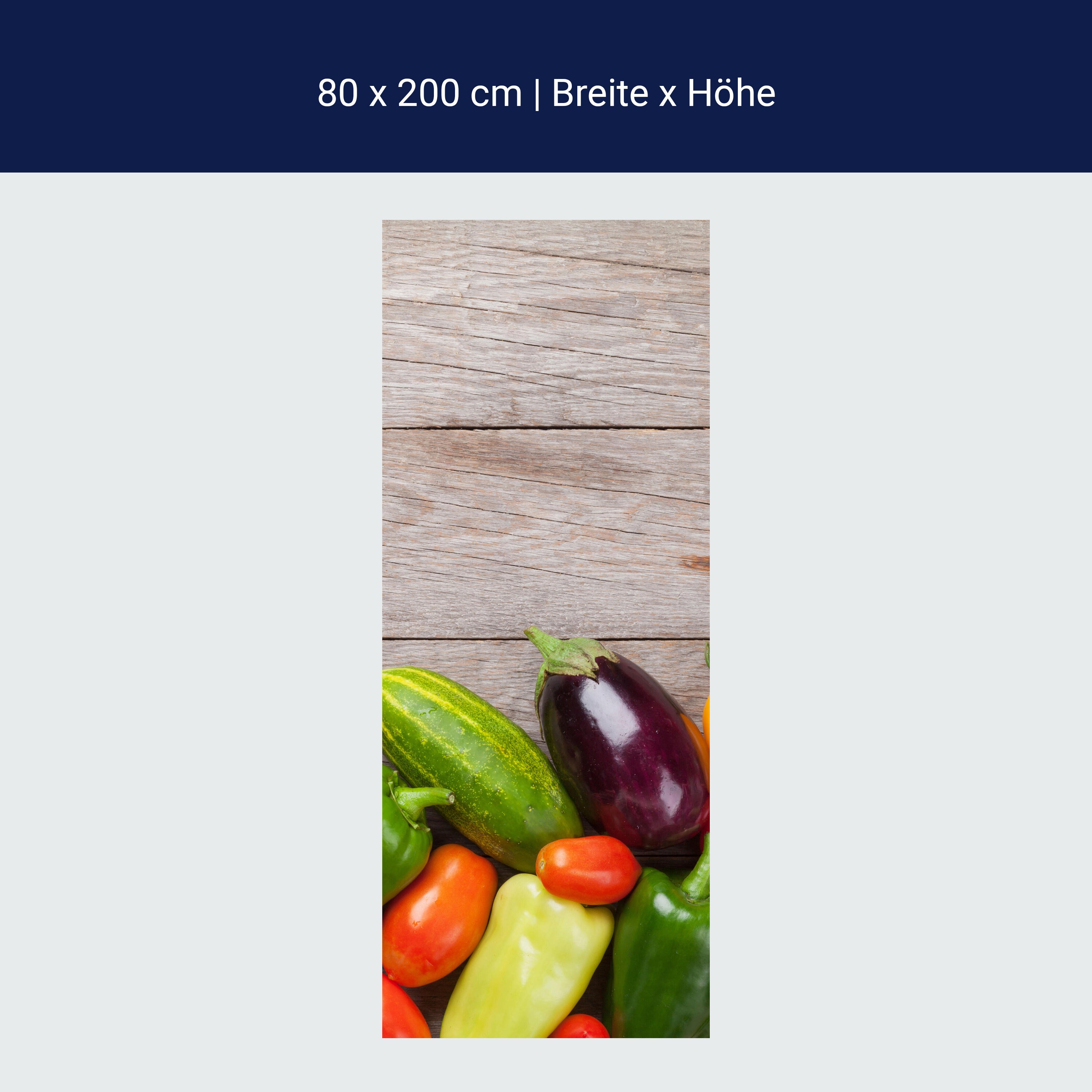 Türtapete Frisches Gartengemüse M1011 Türtapete Frisches Gartengemüse M1011