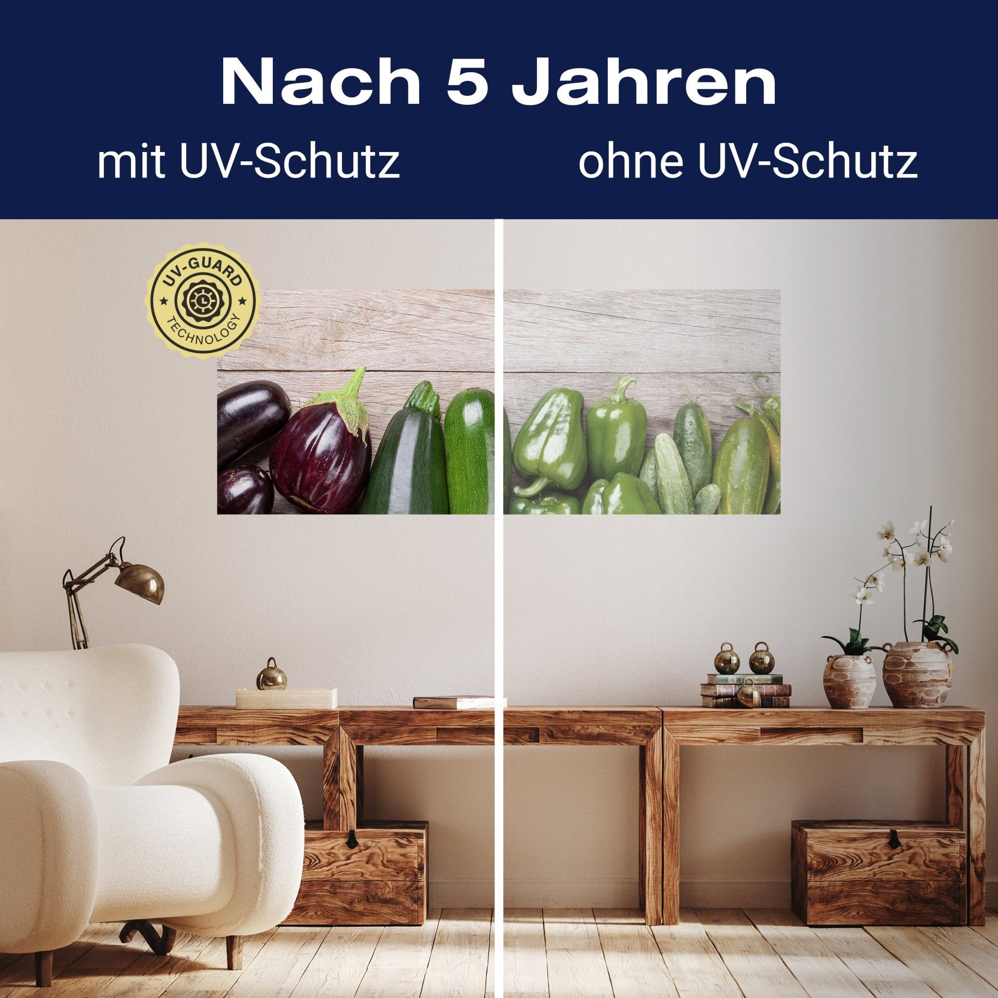 Leinwandbild Frischgemüse auf einem Holztisch M1012 kaufen - Bild 9 Leinwandbild Frischgemüse auf einem Holztisch M1012 kaufen - Bild 9