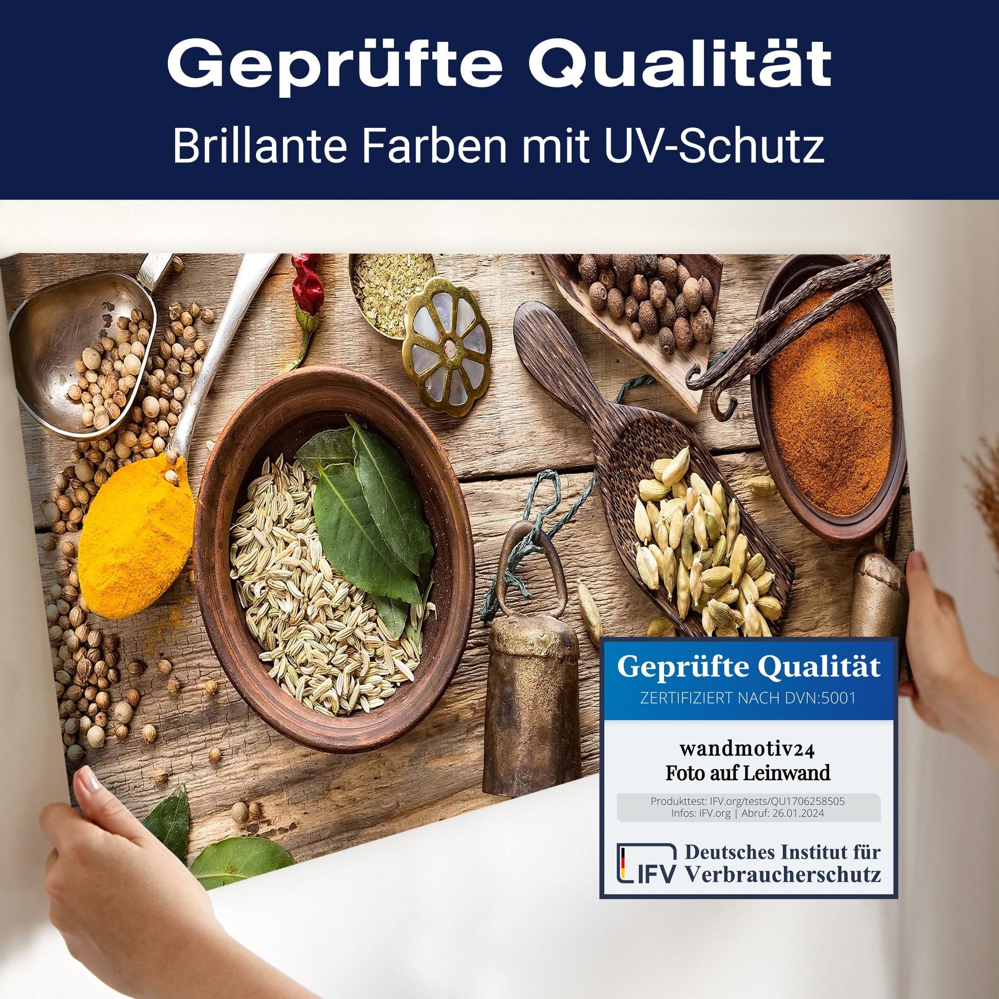 Leinwandbild Vielzahl von Gewürzen M1019 kaufen - Bild 4 Leinwandbild Vielzahl von Gewürzen M1019 kaufen - Bild 4