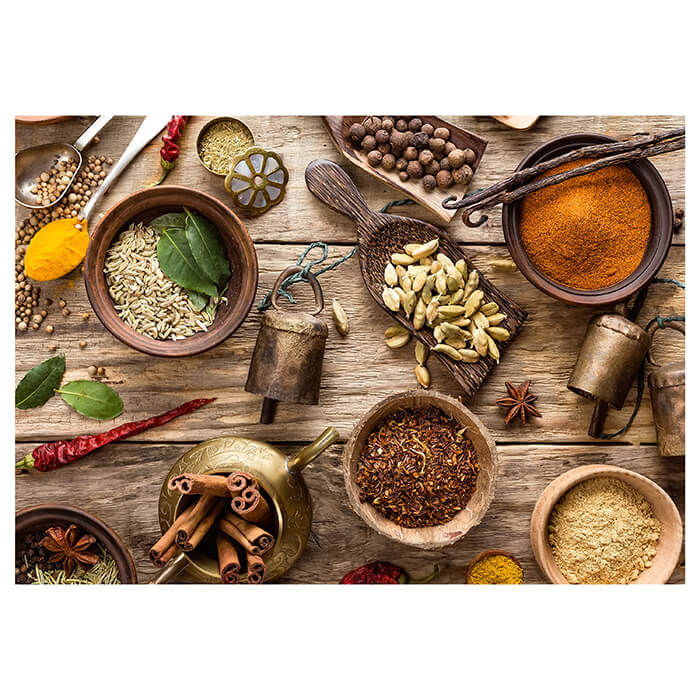 Fototapete Gewürze Küche Holz M1019 - Bild 2 Fototapete Gewürze Küche Holz M1019 - Bild 2