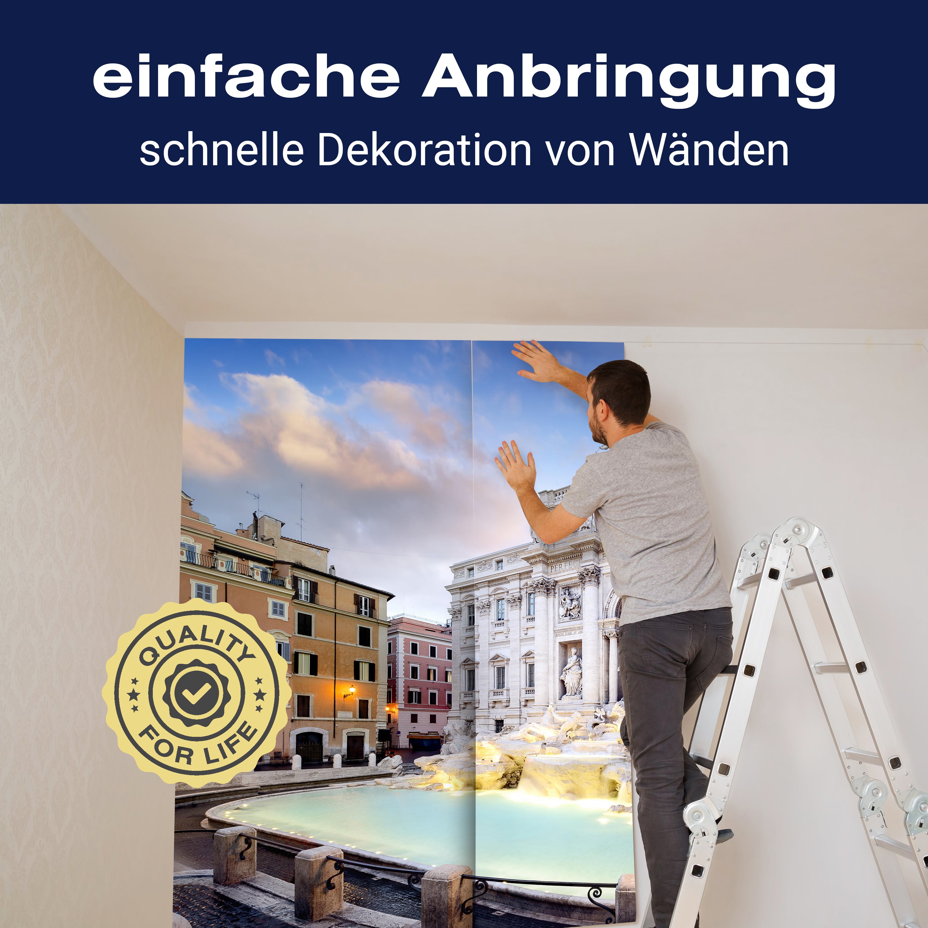 Fototapete Brunnen Italien Rom 2 M1024 - Bild 3 Fototapete Brunnen Italien Rom 2 M1024 - Bild 3