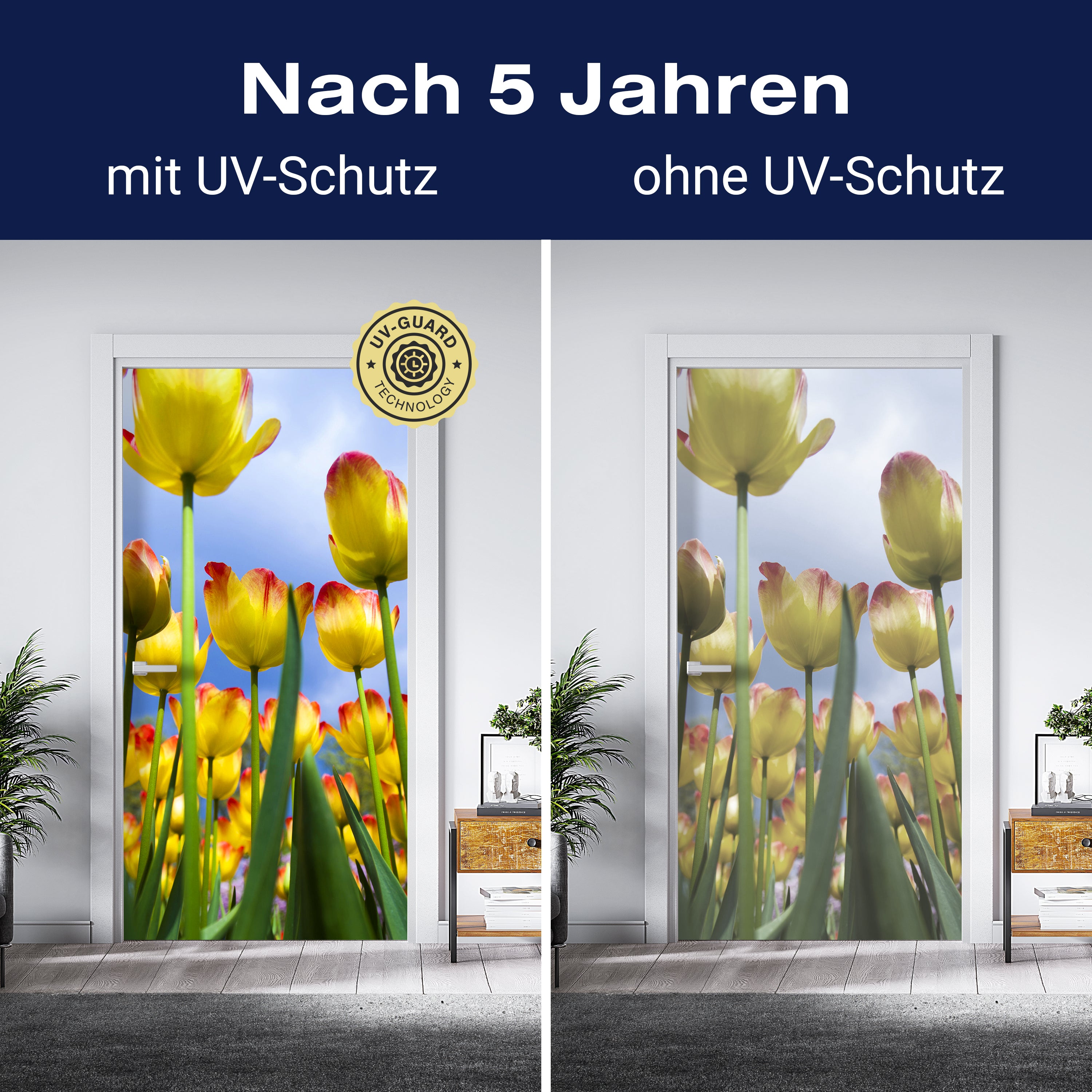 Türtapete Tulpen M1029 - Bild 4 Türtapete Tulpen M1029 - Bild 4