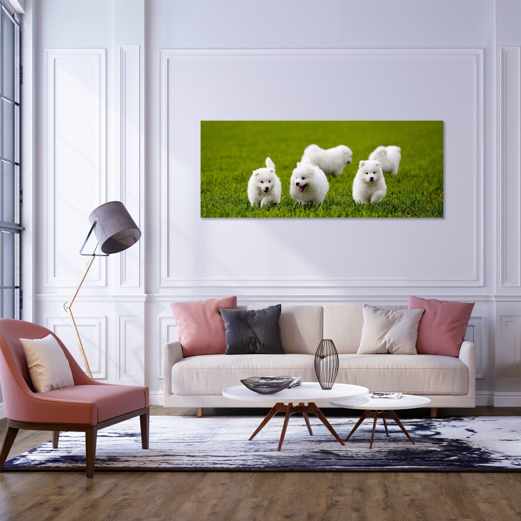 Leinwandbild Samojedenhund M1043 kaufen - Bild 2 Leinwandbild Samojedenhund M1043 kaufen - Bild 2