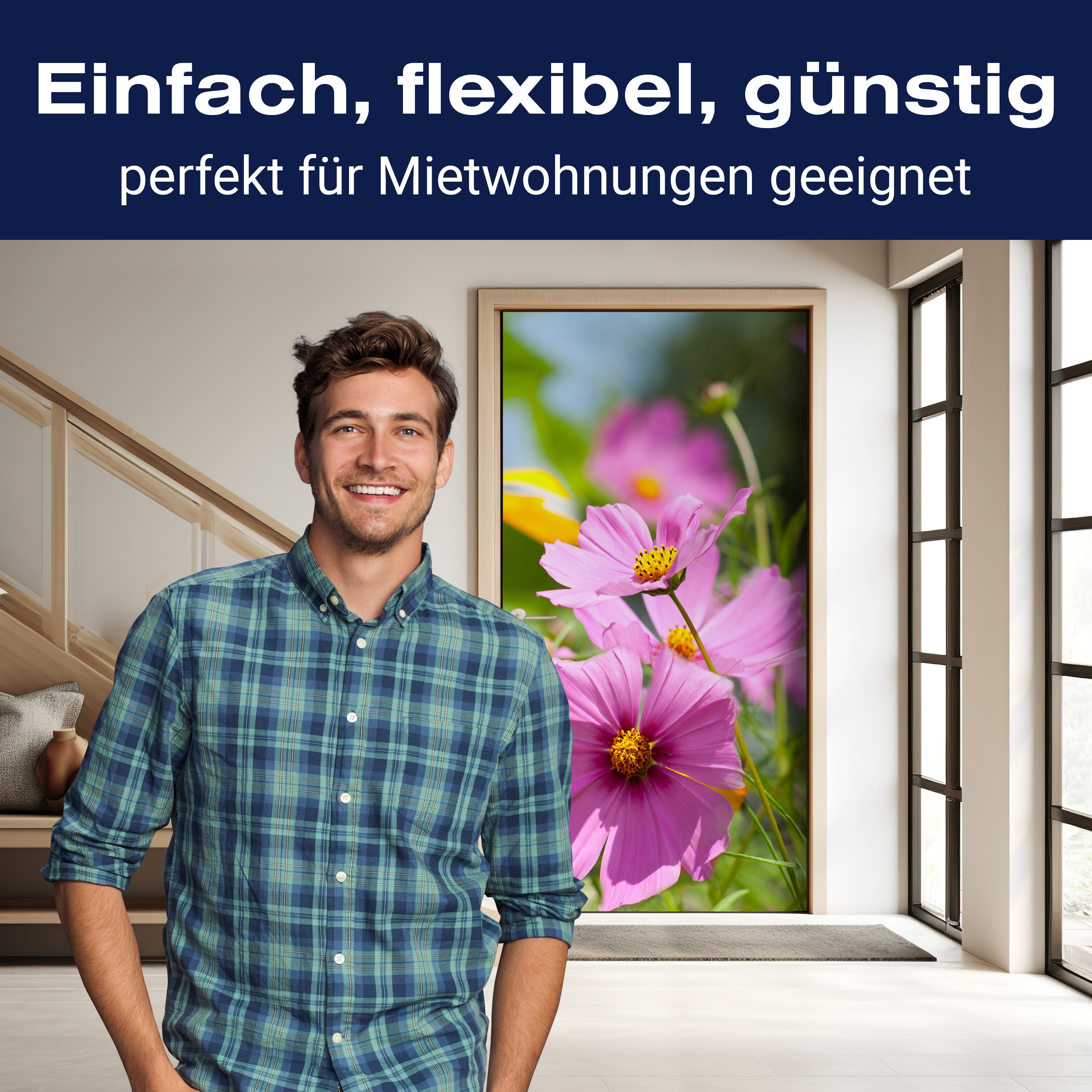 Türtapete Schöne Frühlingsblumen M1048 - Bild 3 Türtapete Schöne Frühlingsblumen M1048 - Bild 3