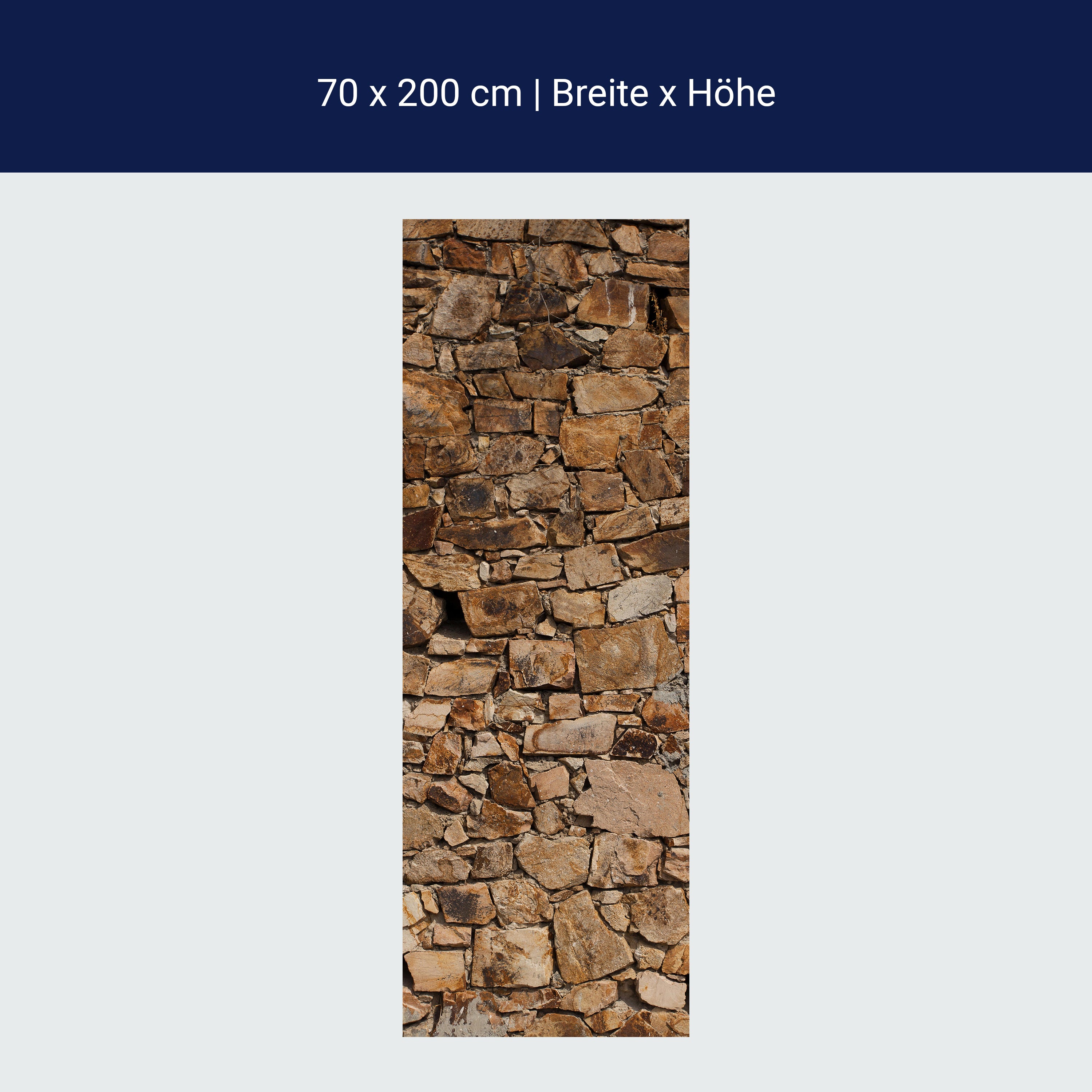Türtapete Robuste alte Mauer M1052 Türtapete Robuste alte Mauer M1052