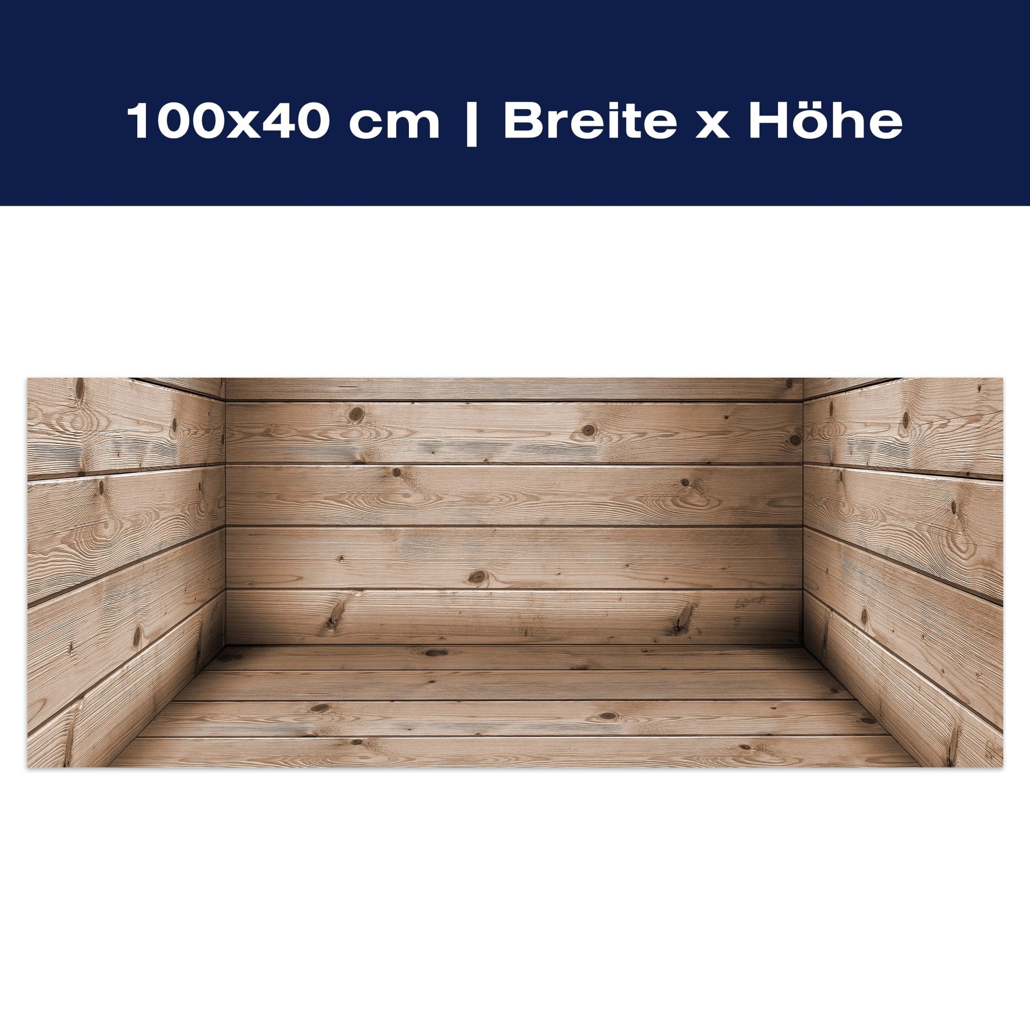 Leinwandbild Zimmer aus Holzbohlen M1055 Leinwandbild Zimmer aus Holzbohlen M1055
