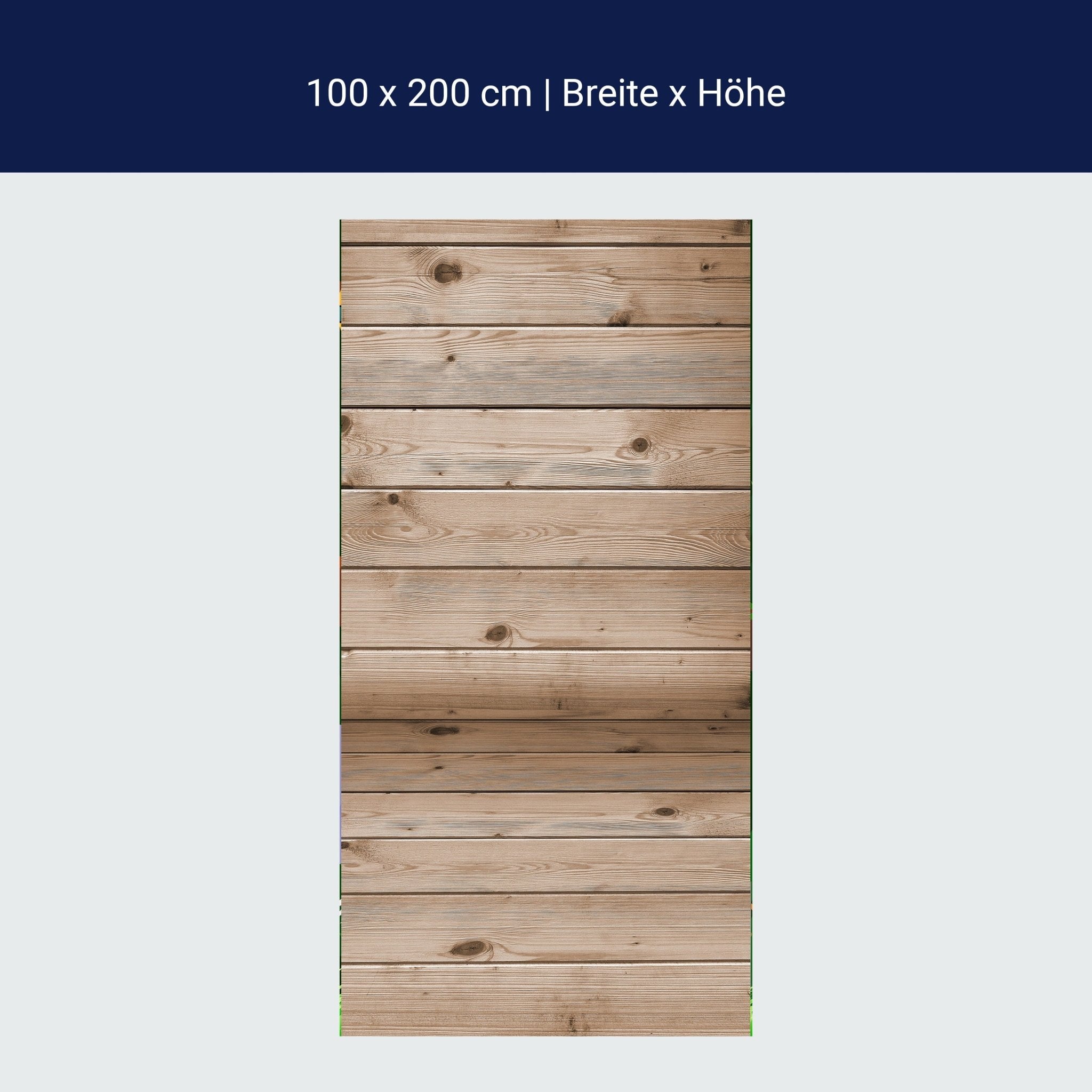 Türtapete Zimmer aus Holzbohlen M1055 Türtapete Zimmer aus Holzbohlen M1055