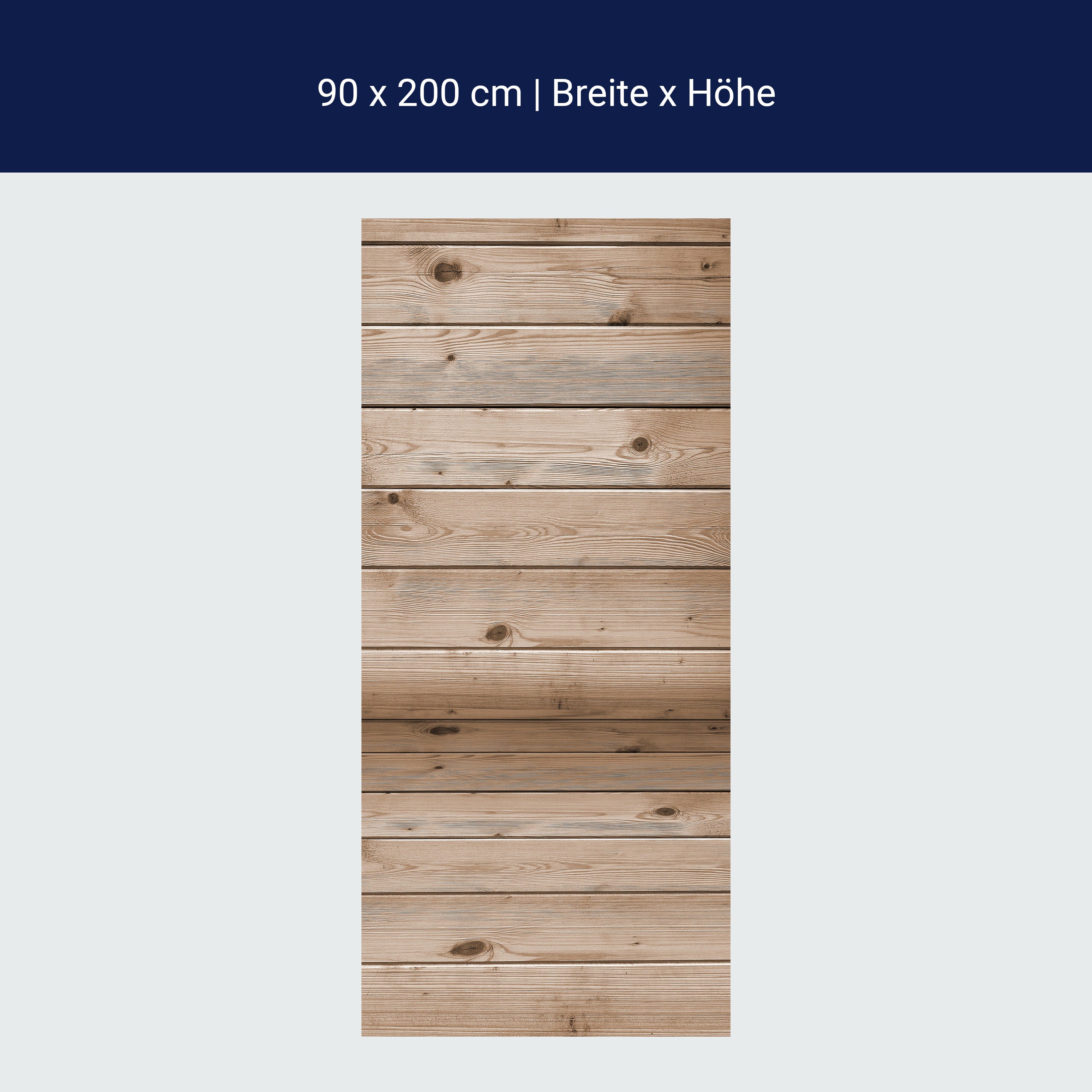 Türtapete Zimmer aus Holzbohlen M1055 Türtapete Zimmer aus Holzbohlen M1055