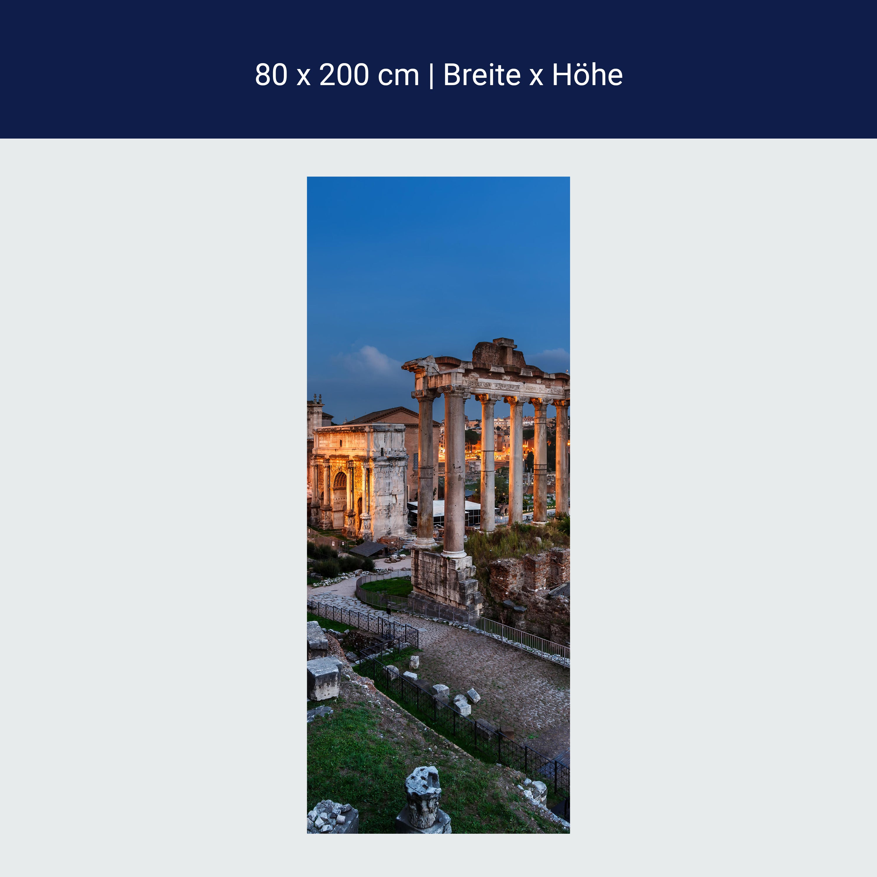 Türtapete Panorama des römischen Forums M1056 Türtapete Panorama des römischen Forums M1056