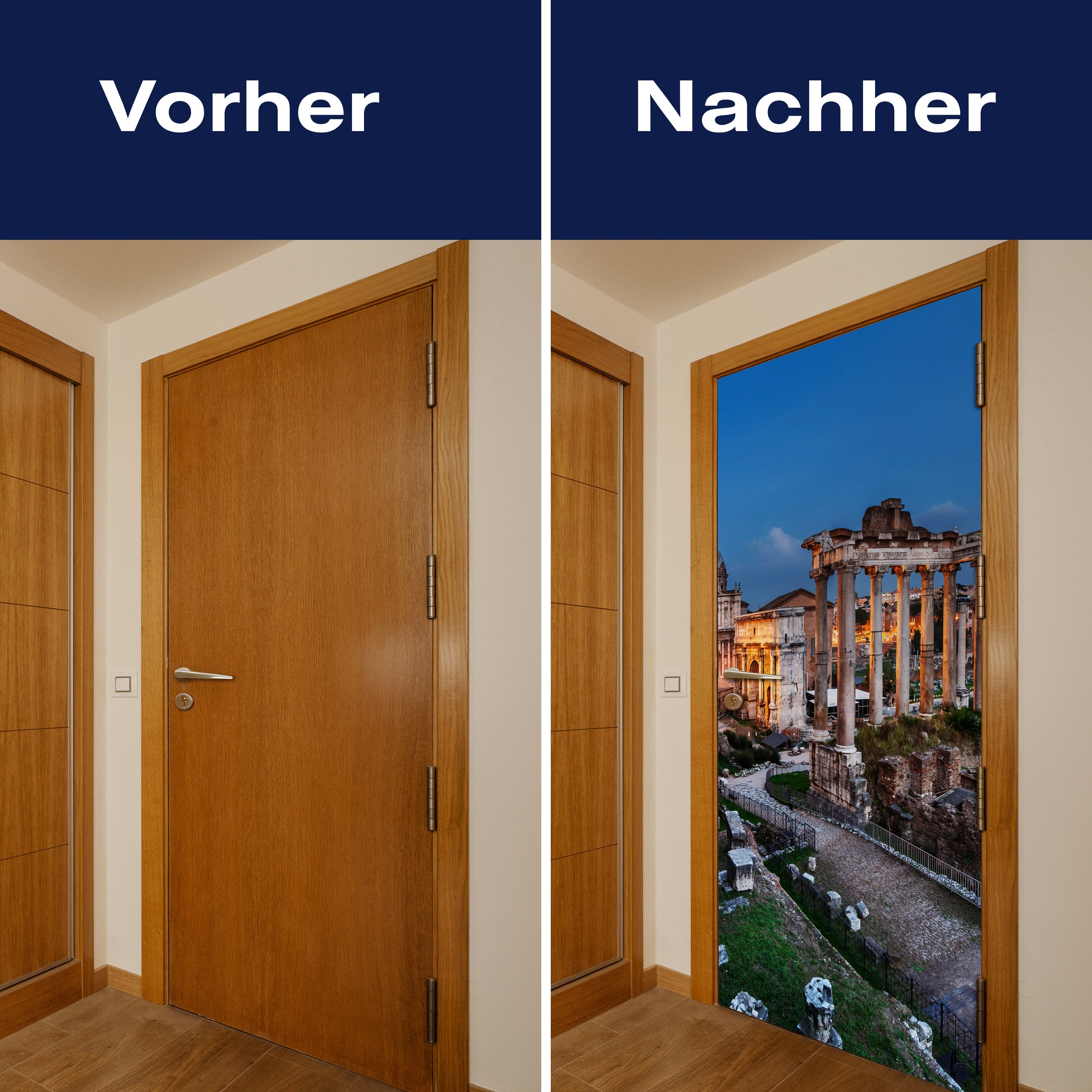 Türtapete Panorama des römischen Forums M1056 - Bild 10 Türtapete Panorama des römischen Forums M1056 - Bild 10