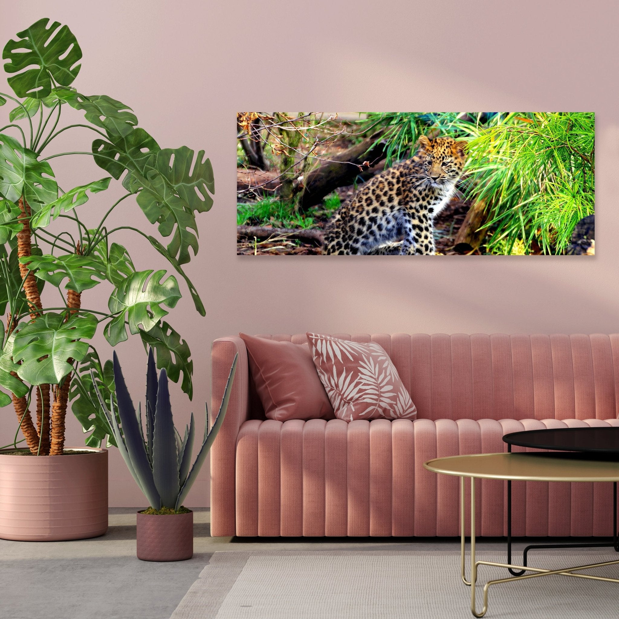 Leinwandbild Kleiner Leopard M1060 kaufen - Bild 3 Leinwandbild Kleiner Leopard M1060 kaufen - Bild 3