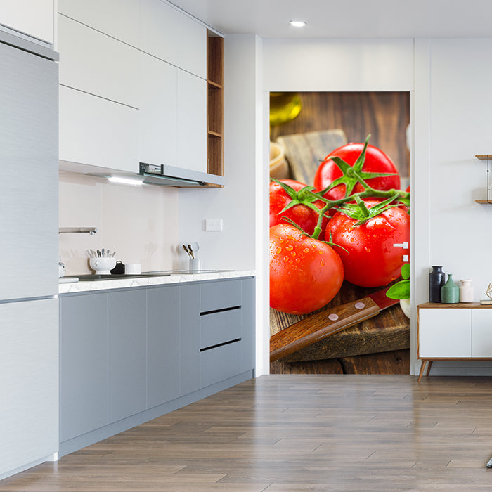 Türtapete Tomaten und Nudeln M1064 - Bild 1 Türtapete Tomaten und Nudeln M1064 - Bild 1