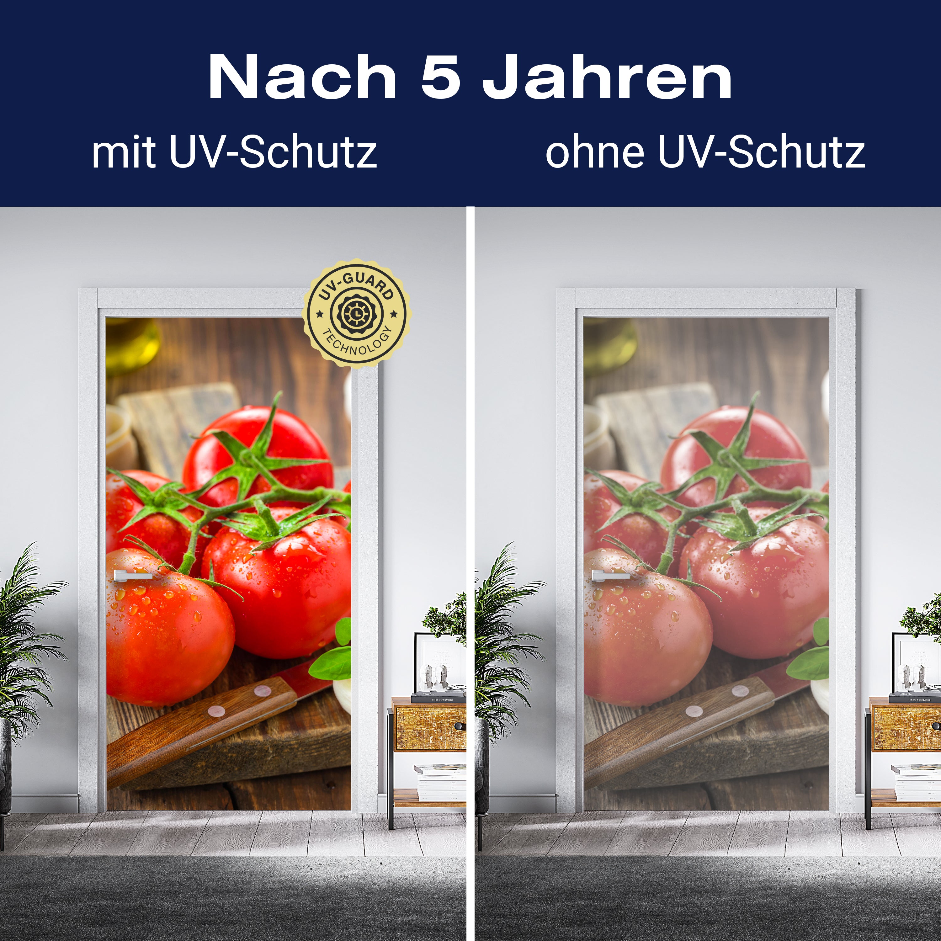 Türtapete Tomaten und Nudeln M1064 - Bild 4 Türtapete Tomaten und Nudeln M1064 - Bild 4