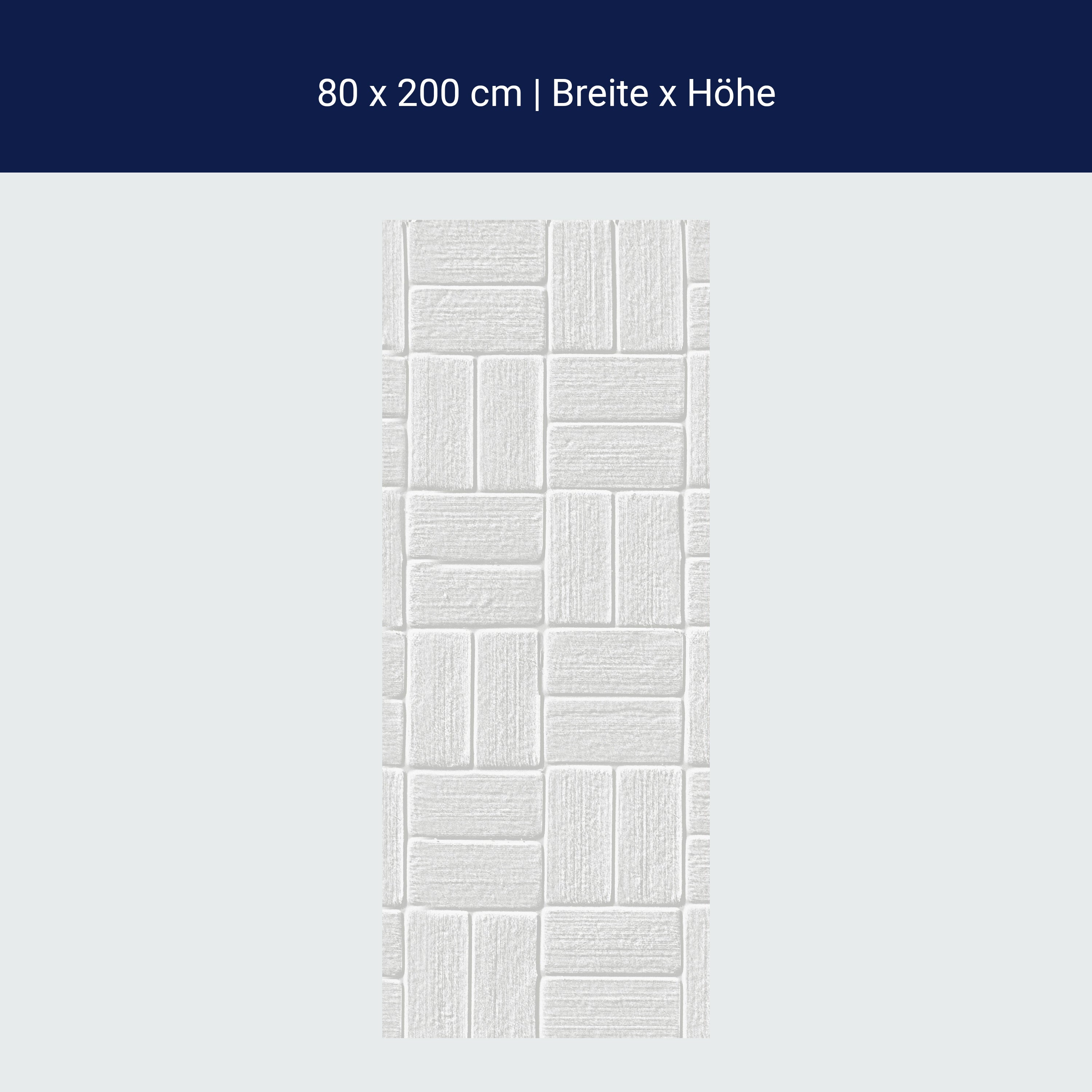 Türtapete Weißes dekoratives Muster M1065 Türtapete Weißes dekoratives Muster M1065