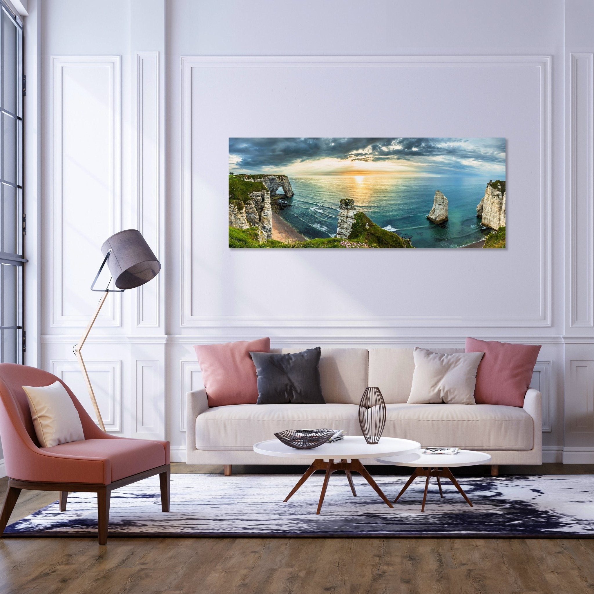 Leinwandbild Sonnenuntergang, Steilküste, Meer, Sonne M1067 kaufen - Bild 2 Leinwandbild Sonnenuntergang, Steilküste, Meer, Sonne M1067 kaufen - Bild 2