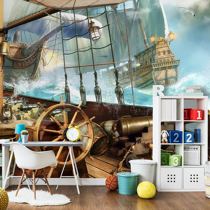 Fototapete Piraten-Schiff Galeone M1068 - Bild 1 Fototapete Piraten-Schiff Galeone M1068 - Bild 1