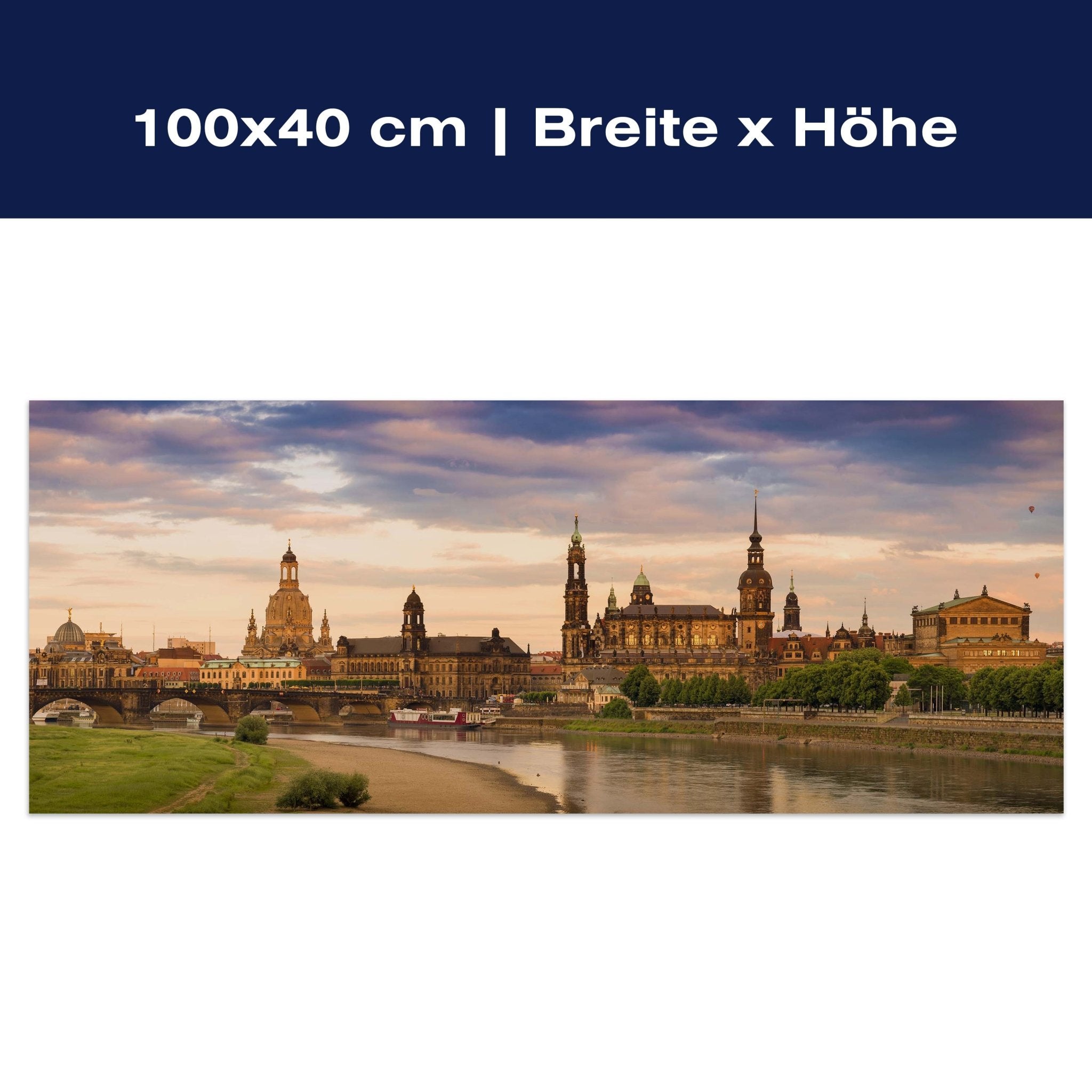 Leinwandbild Dresden, Altstadt, Canaletto, Elbflorenz M1071 Leinwandbild Dresden, Altstadt, Canaletto, Elbflorenz M1071