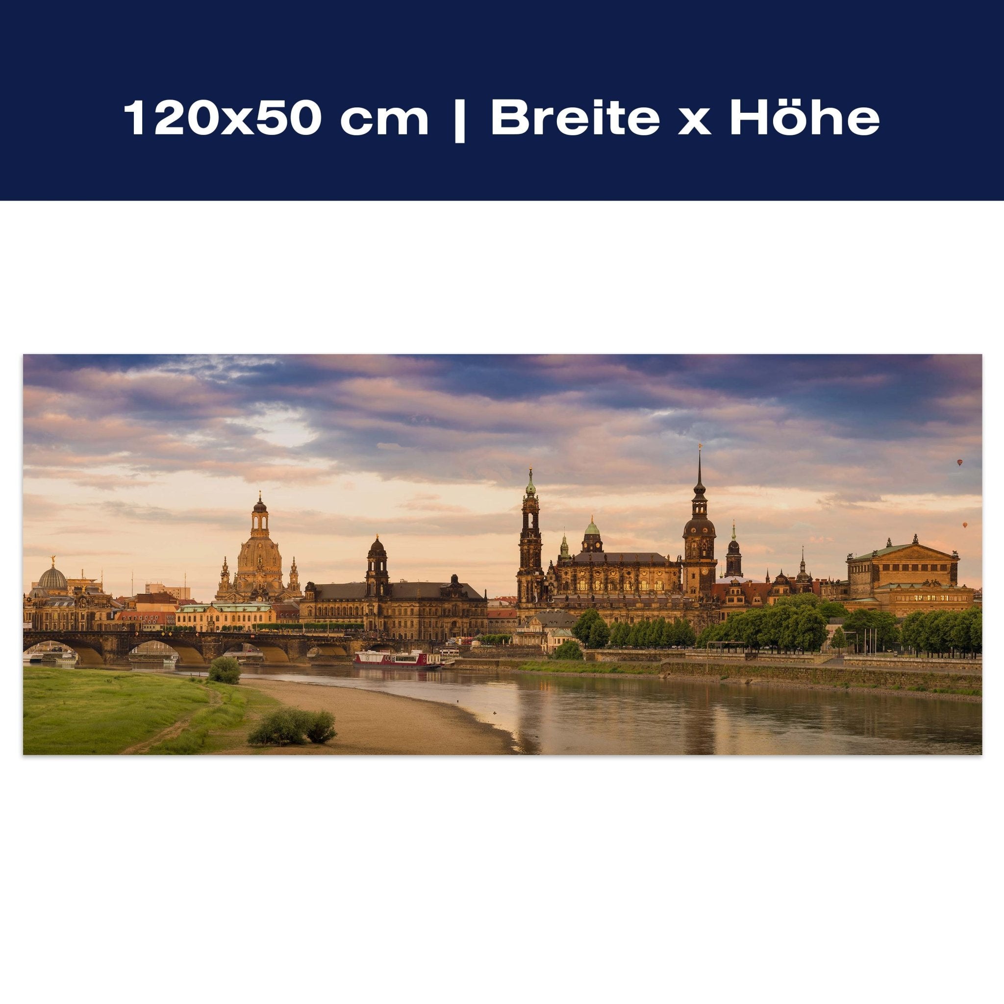 Leinwandbild Dresden, Altstadt, Canaletto, Elbflorenz M1071 Leinwandbild Dresden, Altstadt, Canaletto, Elbflorenz M1071