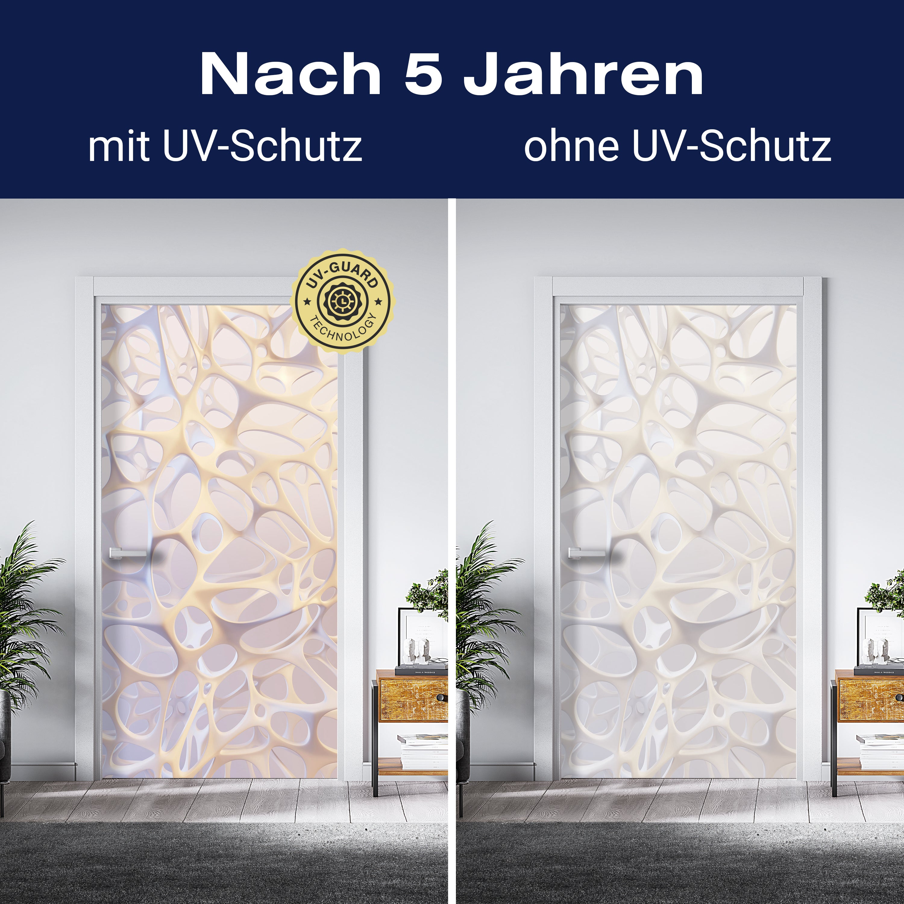 Türtapete 3D Netz, abstrakte Motive, Gitter M1071 - Bild 4 Türtapete 3D Netz, abstrakte Motive, Gitter M1071 - Bild 4