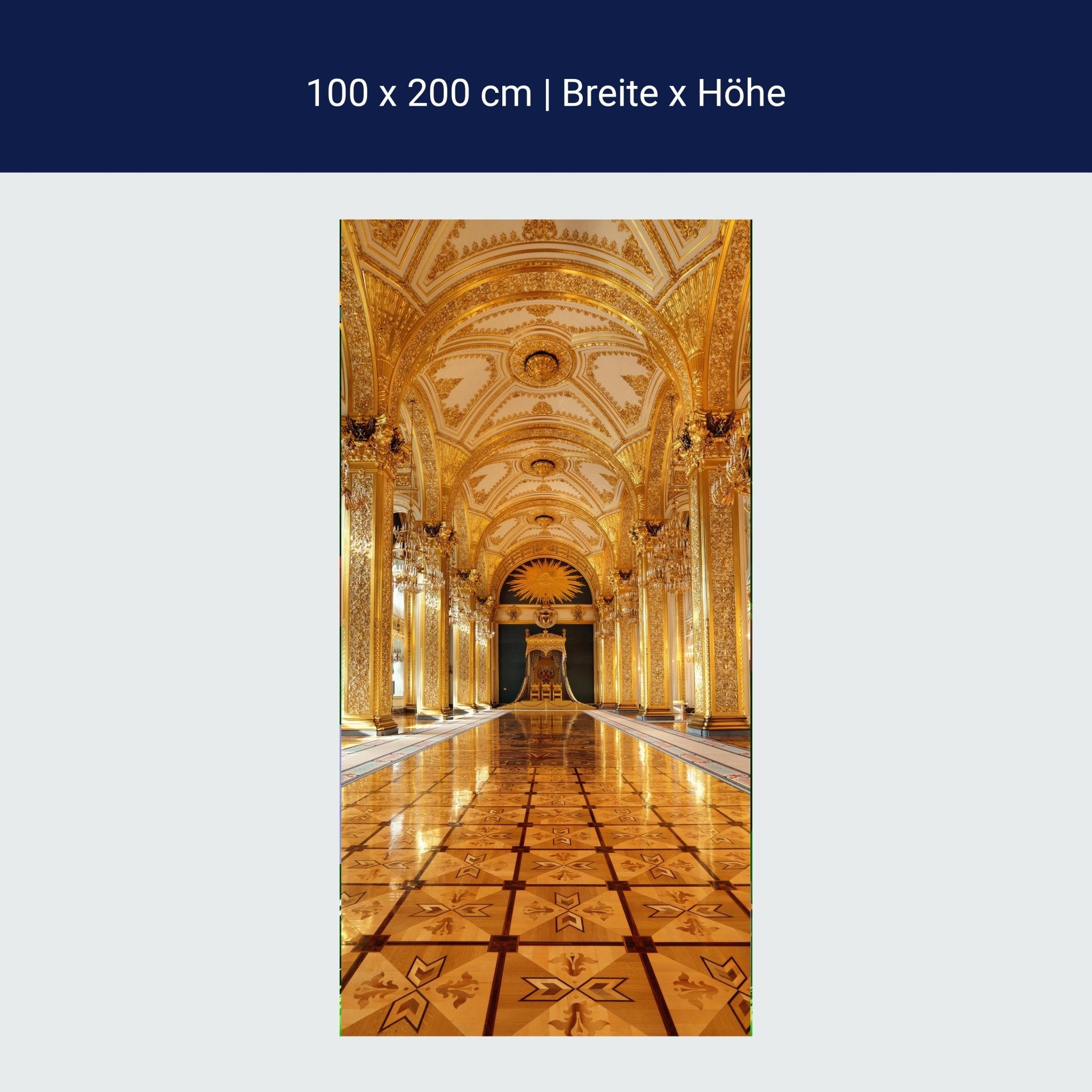 Türtapete Thron-saal in Moskau, Russland, Kunst M1072 Türtapete Thron-saal in Moskau, Russland, Kunst M1072